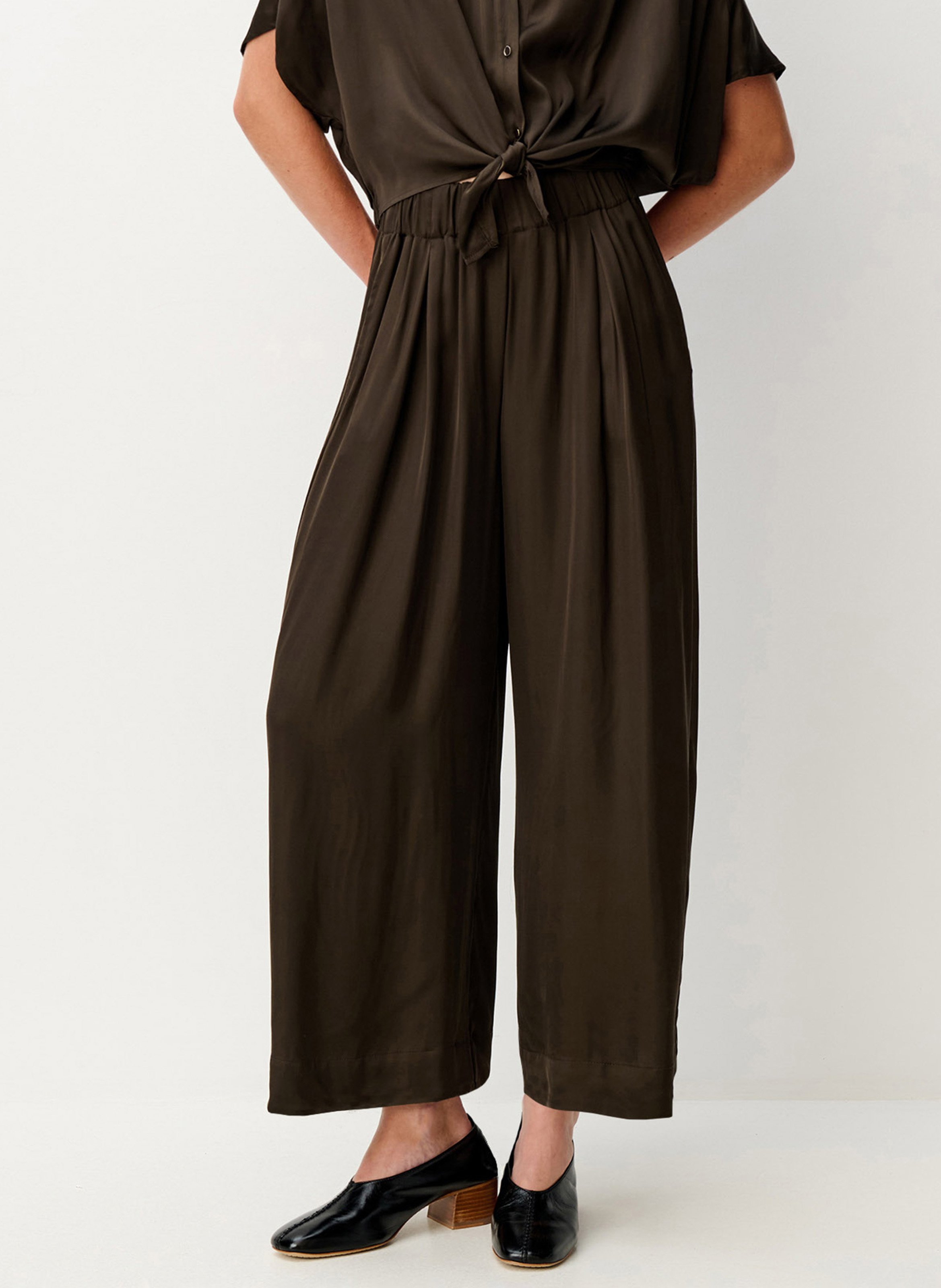 Pantalon large taille haute fluide SESSUN