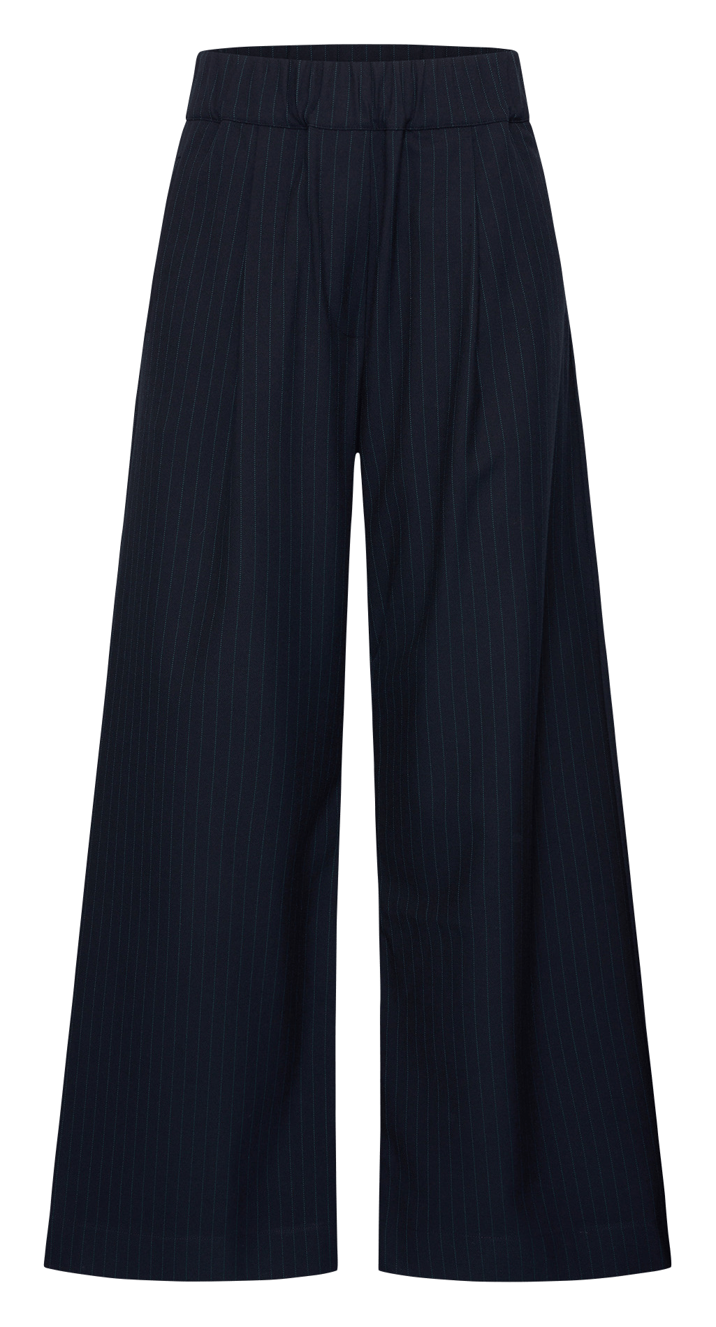 Pantalon à pinces large rayé BY BAR Bleu