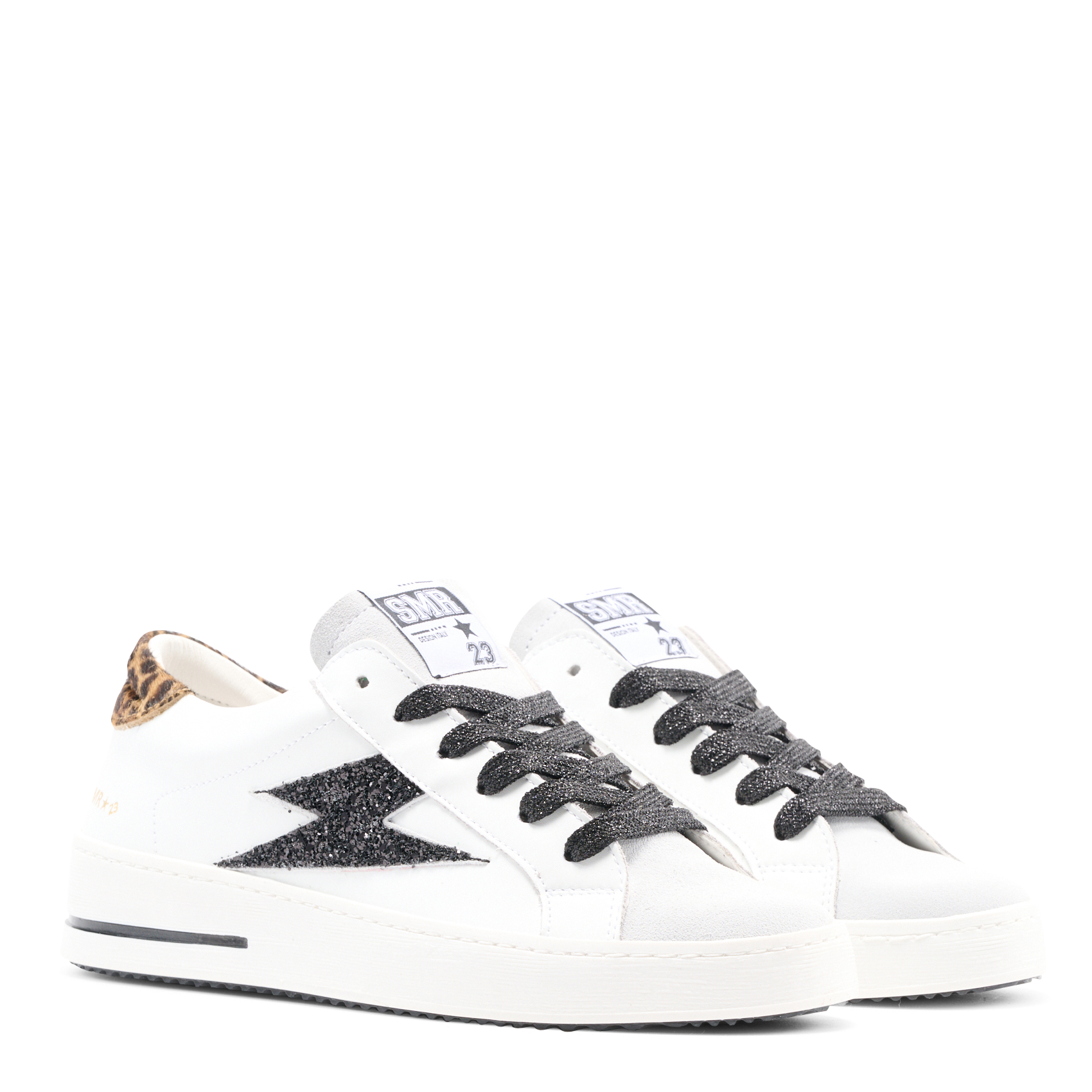 Lage sneakers met vetersluiting SEMERDJIAN - SMR Wit