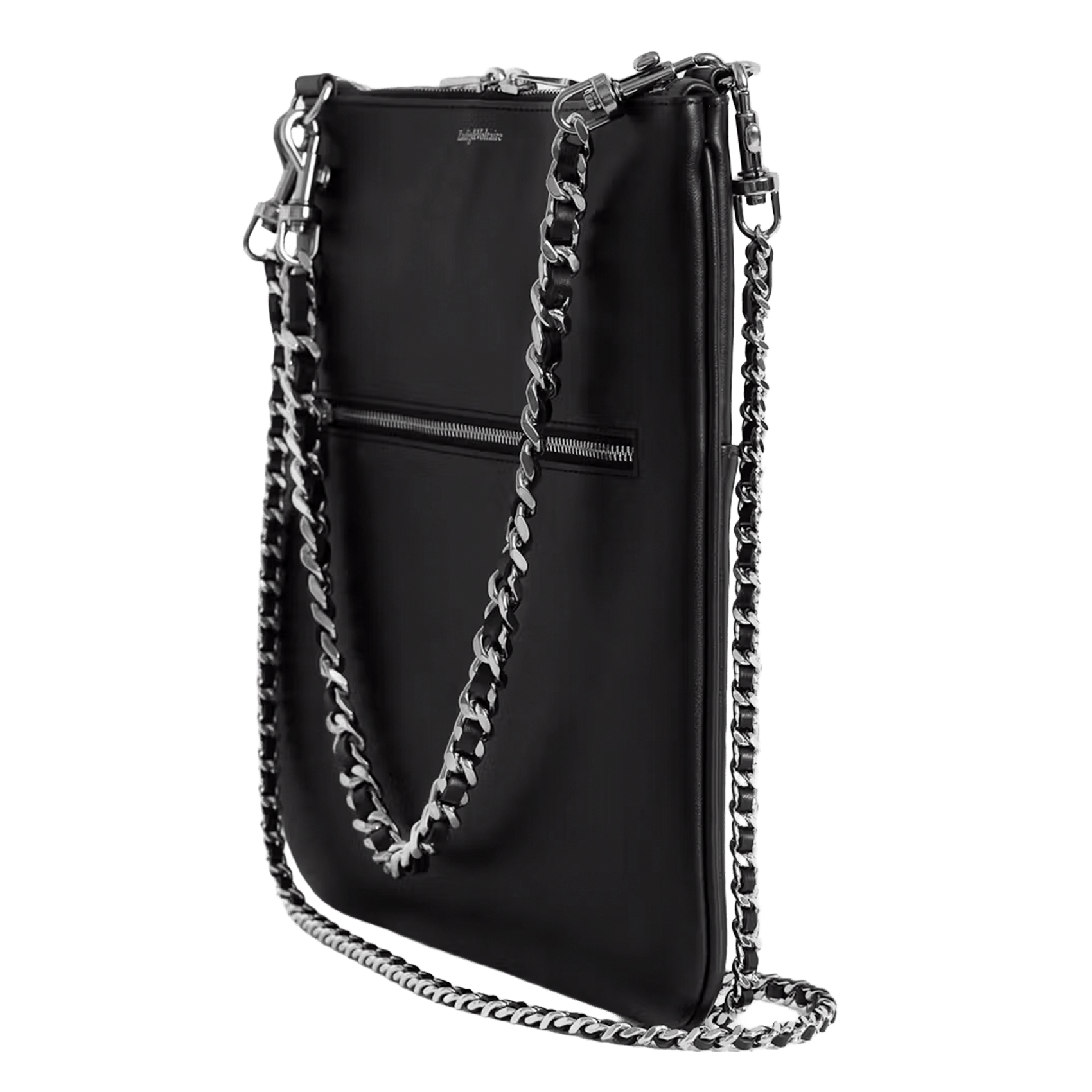 Handtas van leer ZADIG&VOLTAIRE Zwart