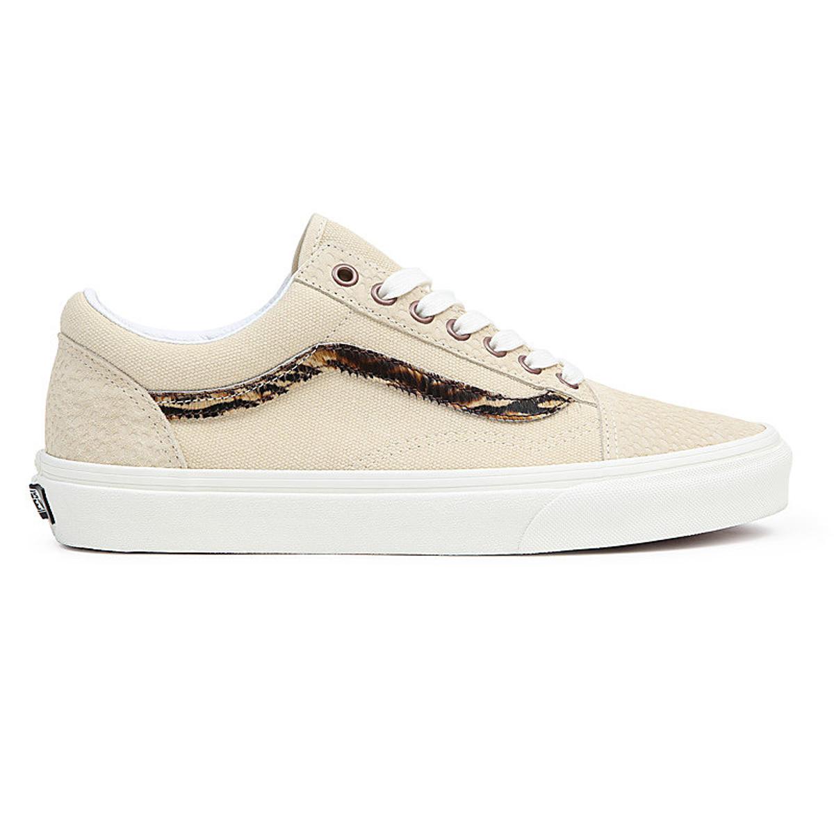 Baskets Basses Old Skool White Vans Femme Place des Tendances