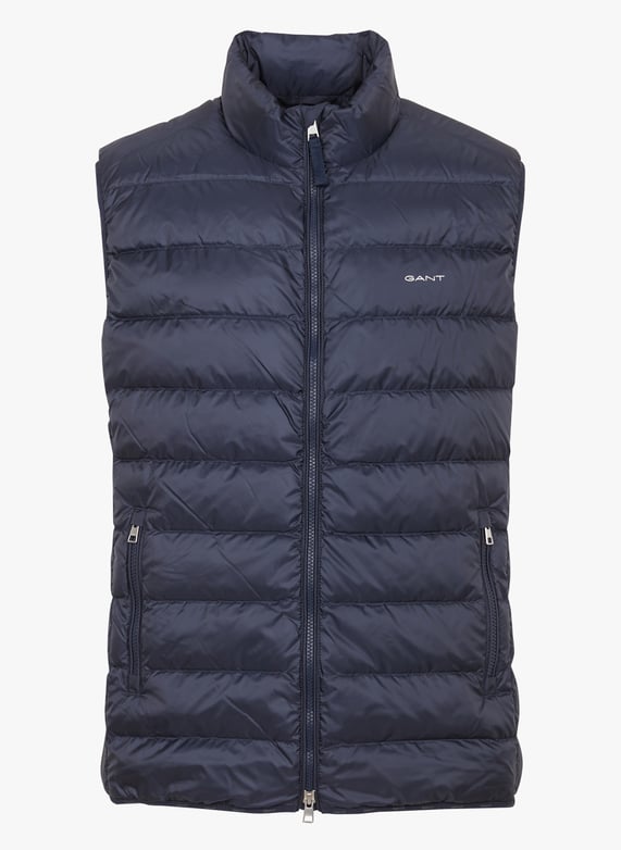 Doudoune matelassée sans manches Bleu nuit Gant Homme Place