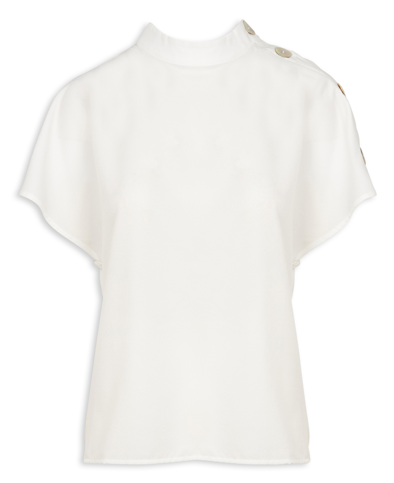 High-neck top CAROLL Beige