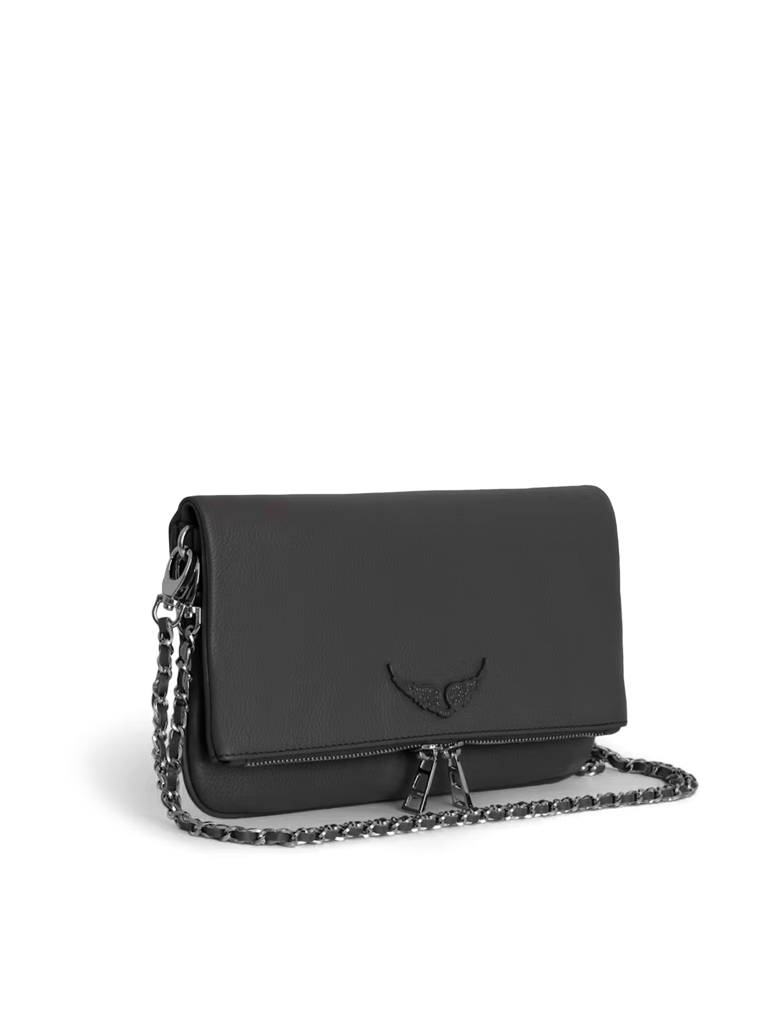Pochette en cuir ZADIG&VOLTAIRE Gris