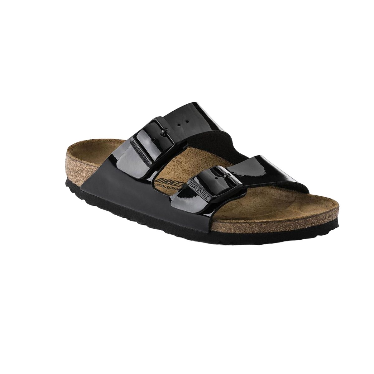 Faux leather sandals BIRKENSTOCK Black