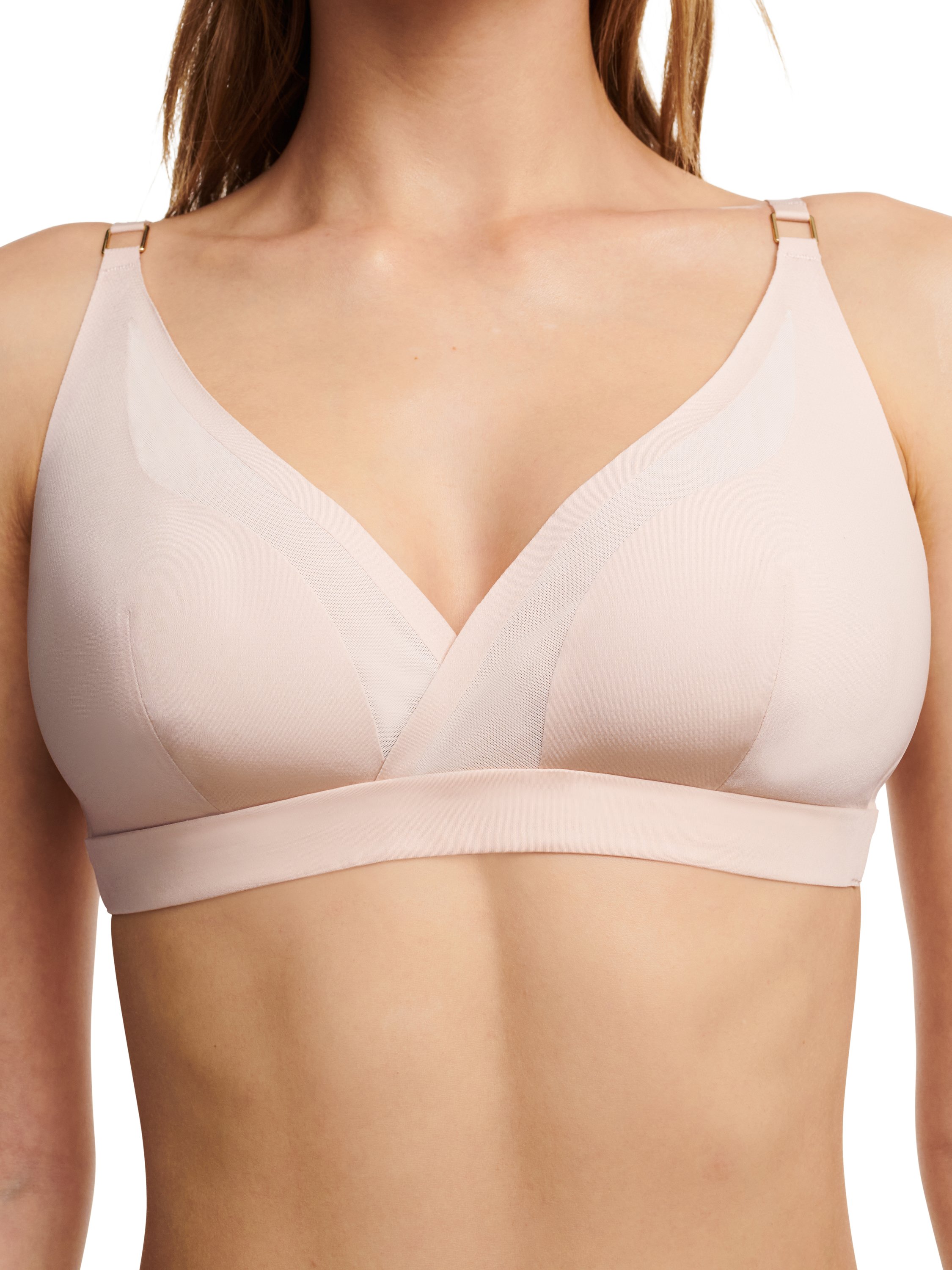 Non-wired triangle bra CHANTELLE Beige