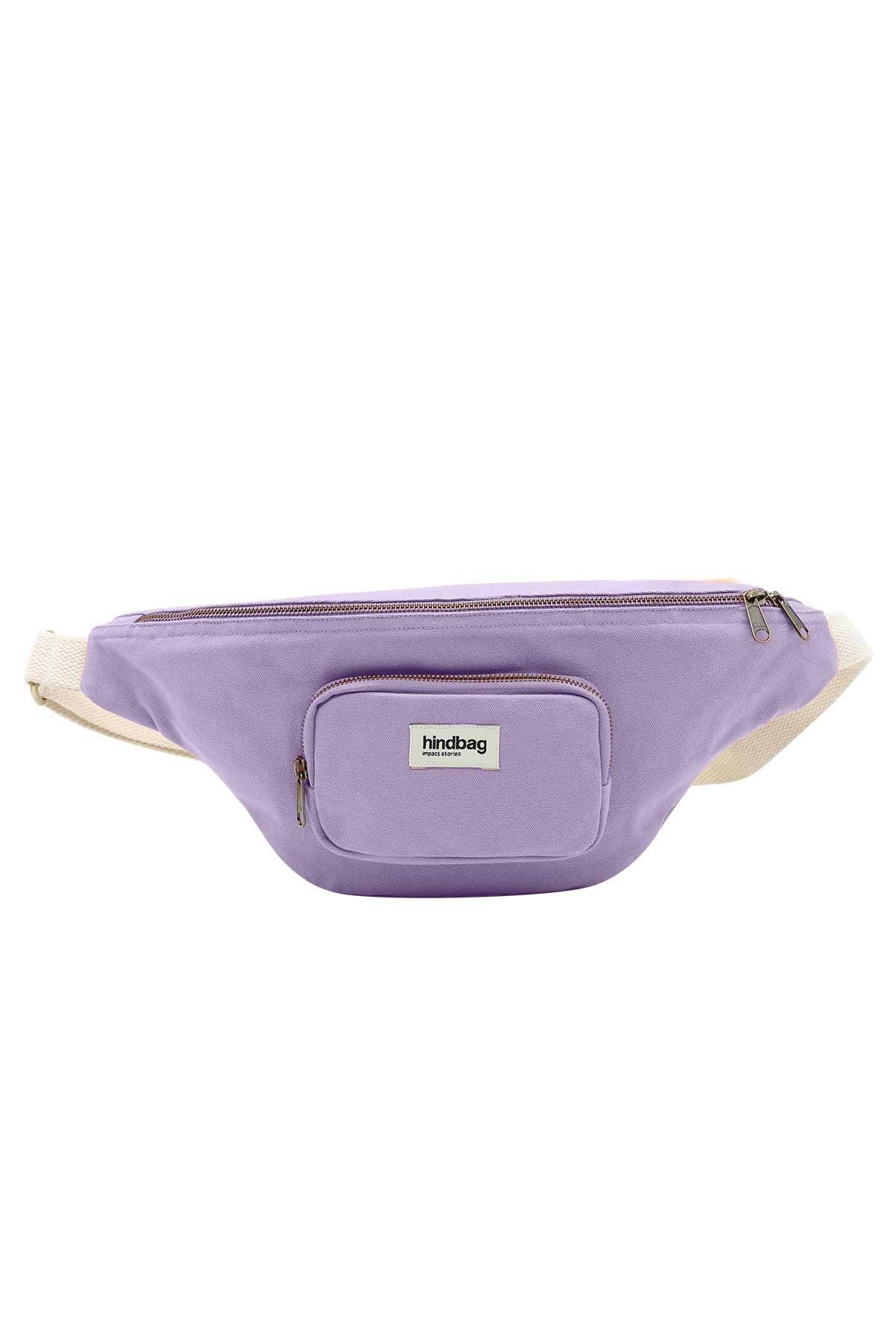 Cotton waist bag HINDBAG Purple