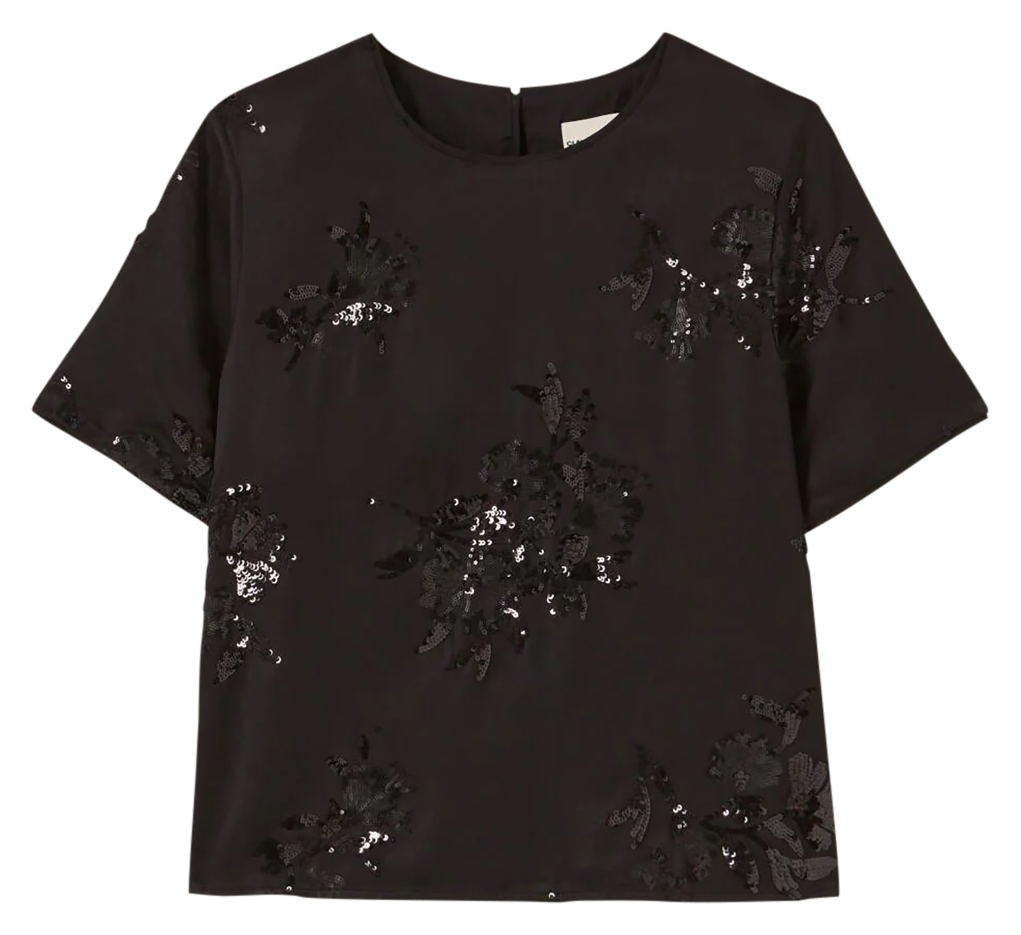 Top droit col rond CLAUDIE PIERLOT Noir