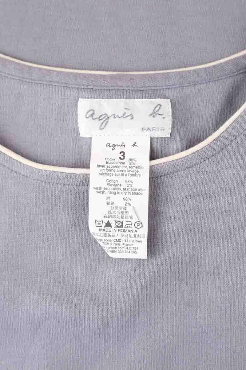 Cotton dress AGNES B. - Seconde Main Grey