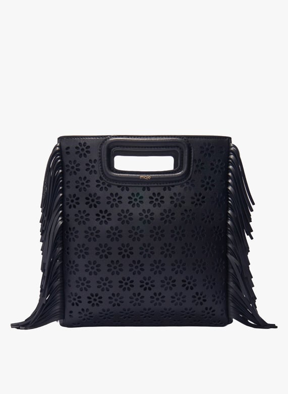 Cabas Sac Maje En Cuir Sac Cabas Sac Maje M Cuir Noir Maje Sac