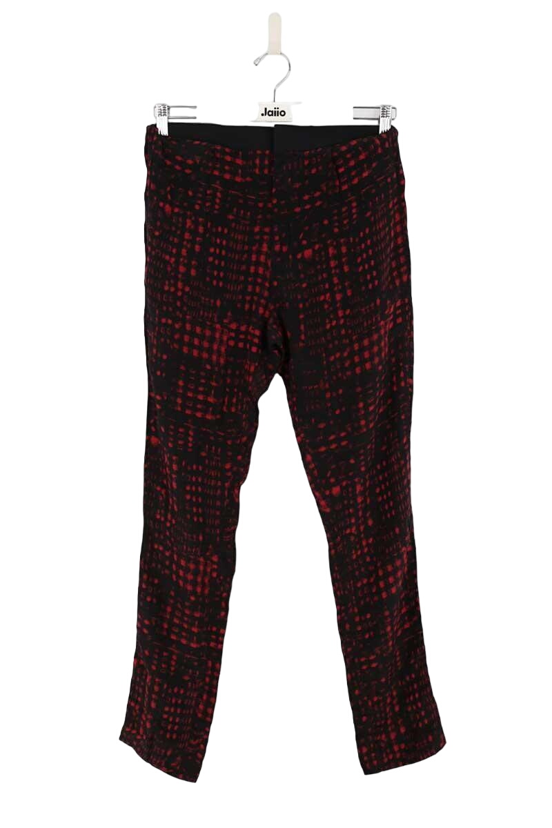 Slim cotton trousers ISABEL MARANT ÉTOILE - SECONDE MAIN Red