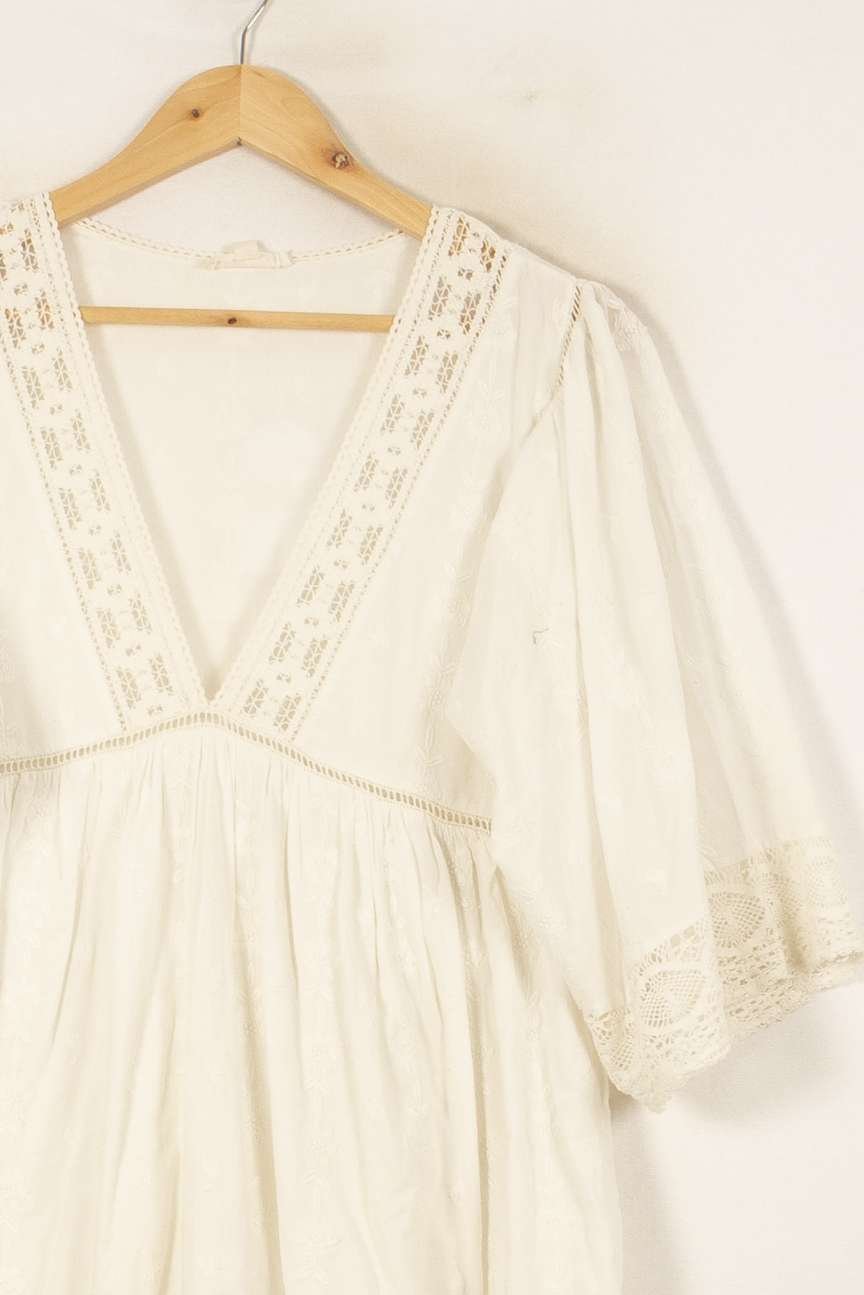 Long dress LOUISE MISHA - Seconde Main White