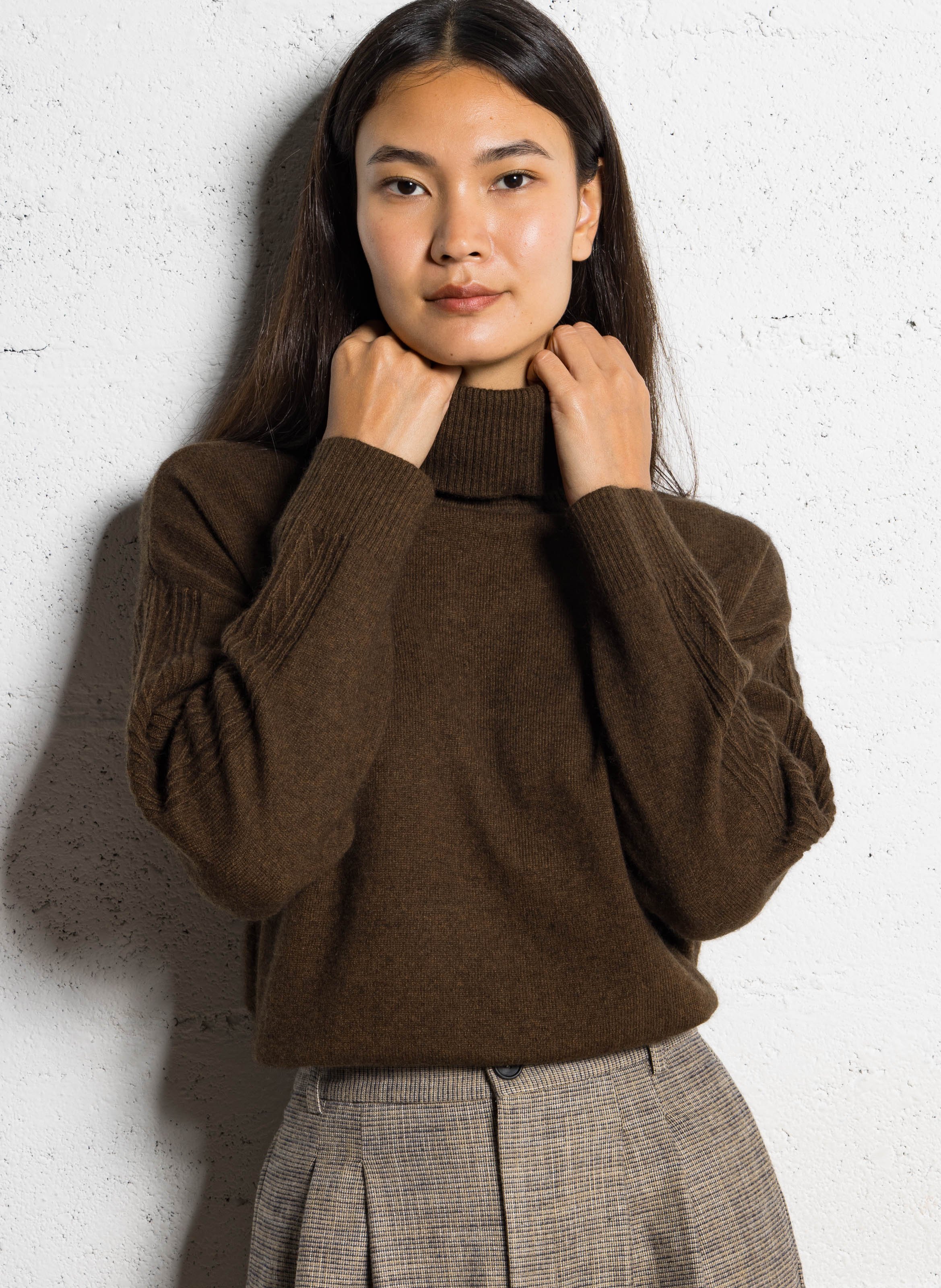 Lurex cardigan BELLA JONES Brown