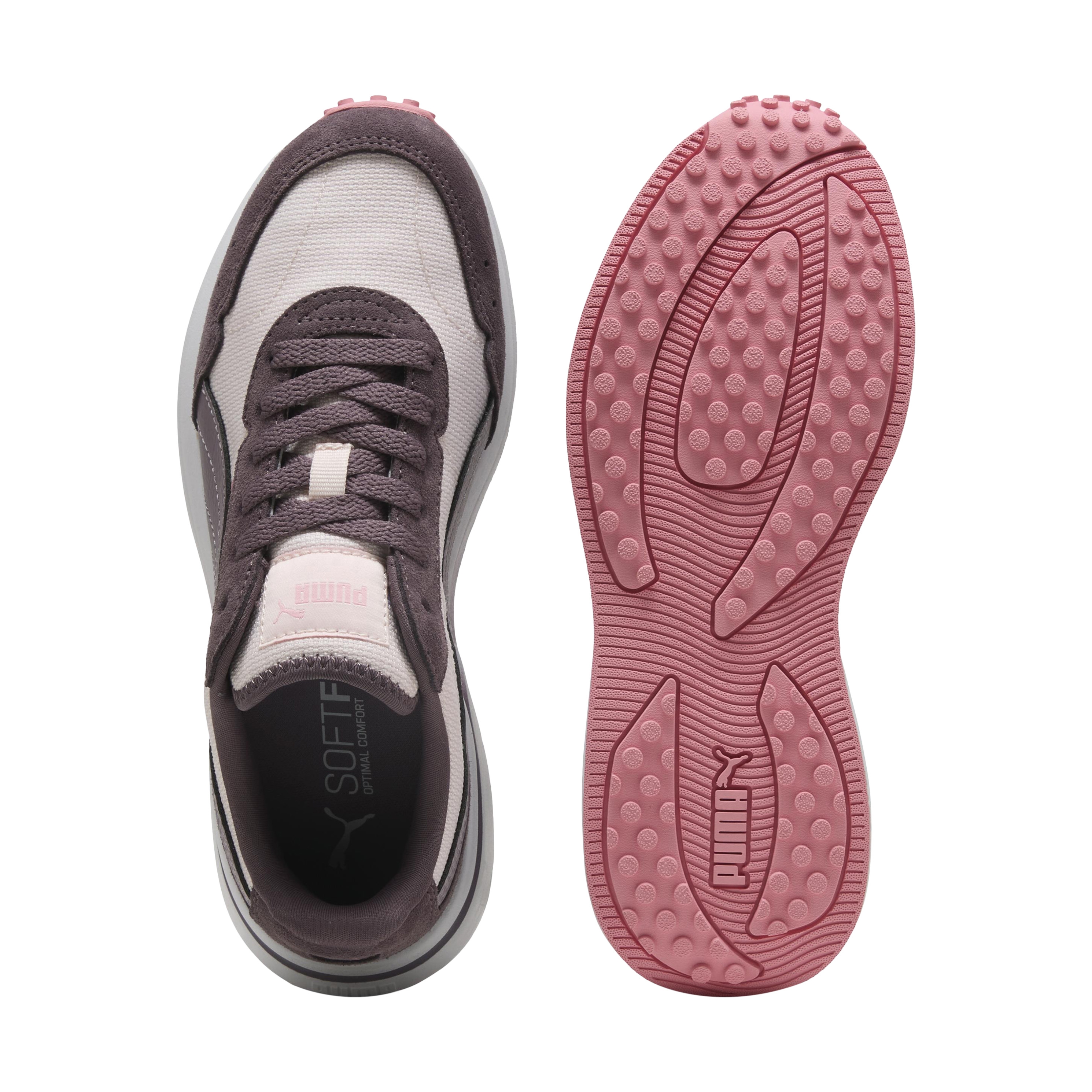 Low lace-up sneaker r78 glance PUMA White