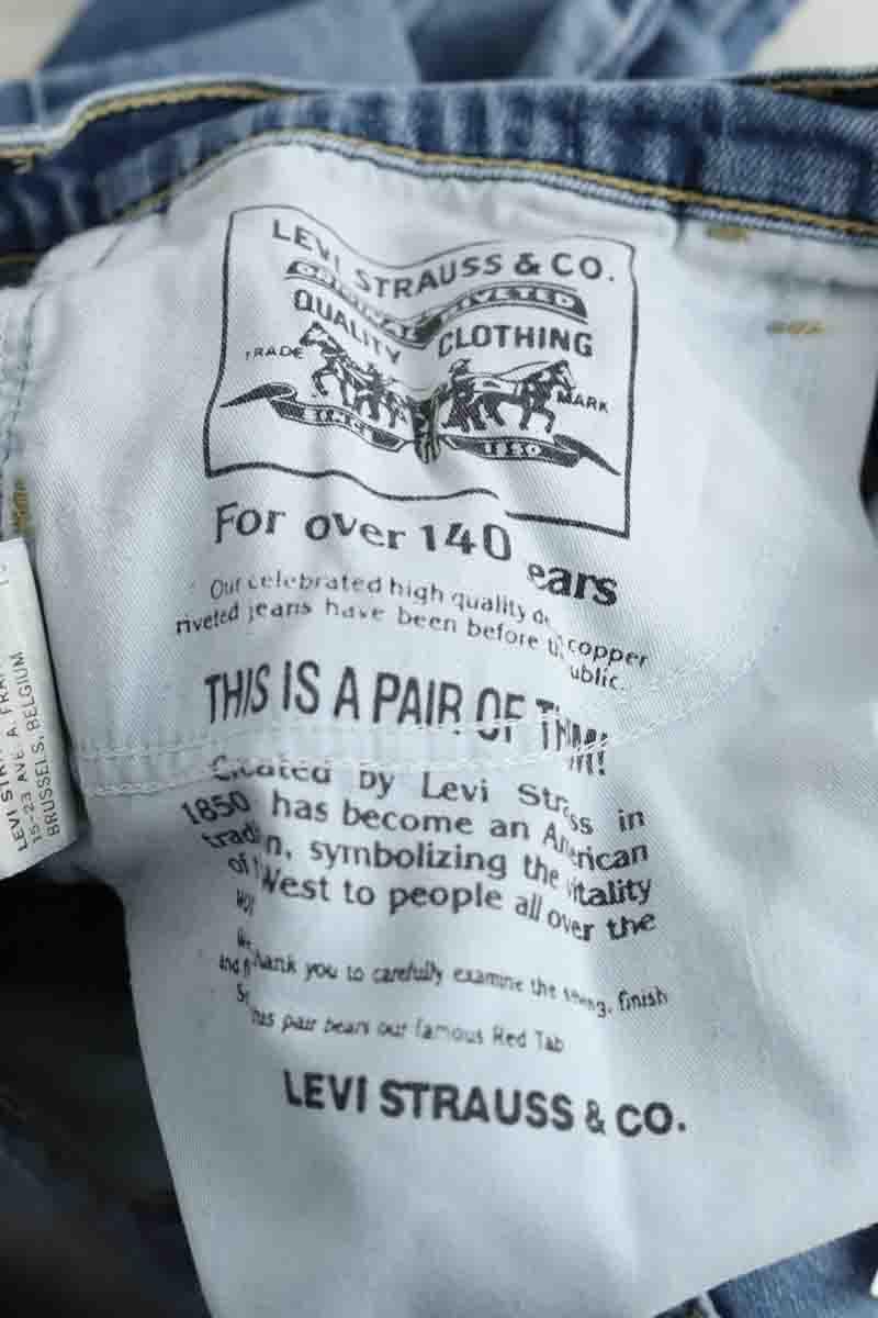 - Straight-leg jeans
- 5 pockets
- Straight cut
- Faded effect LEVI'S - Seconde main Blue