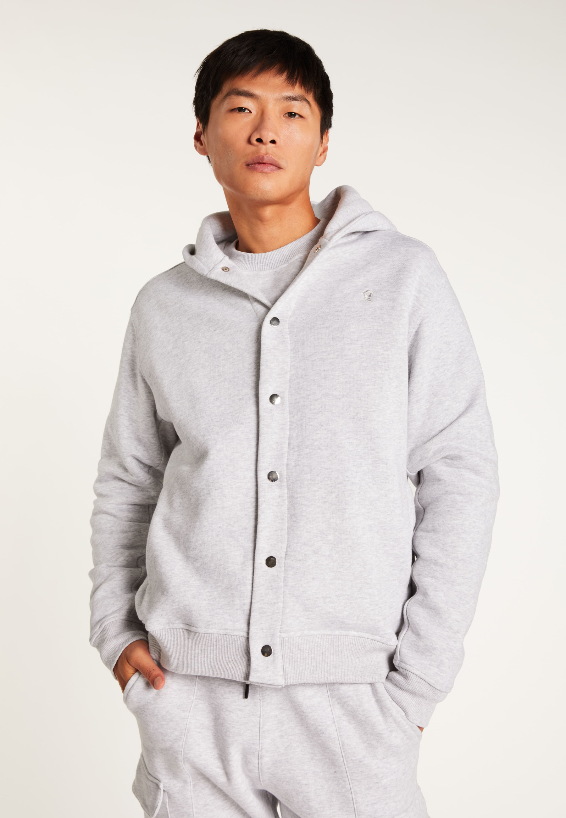 Cotton jacket MAISON MONTAGUT Grey