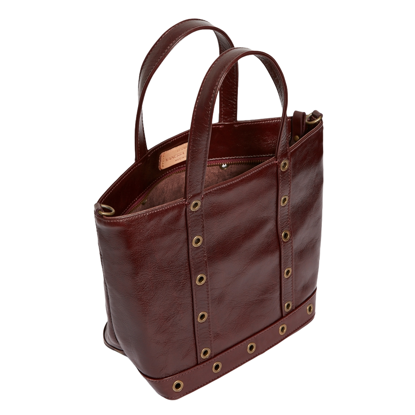 Billy L leather bag  VANESSA BRUNO Brown