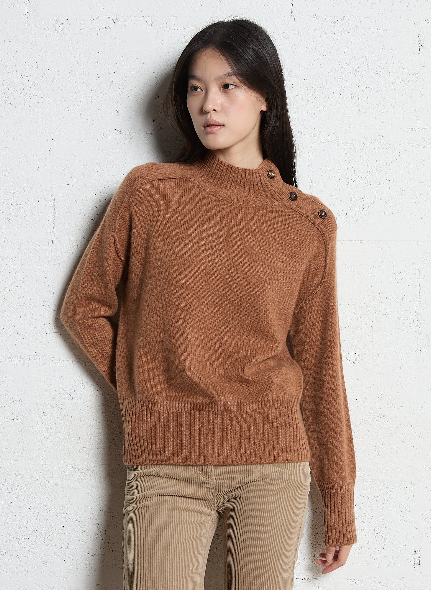 Cashmere high-neck sweater MAISON 123