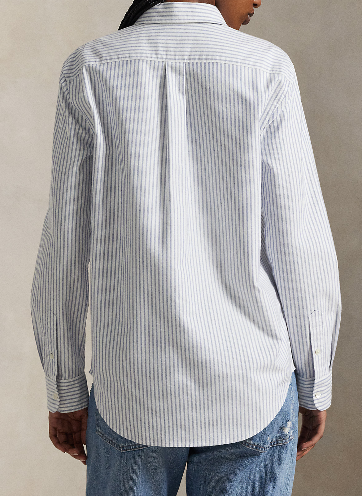 Chemise ajustée col classique en coton POLO RALPH LAUREN Multicolore