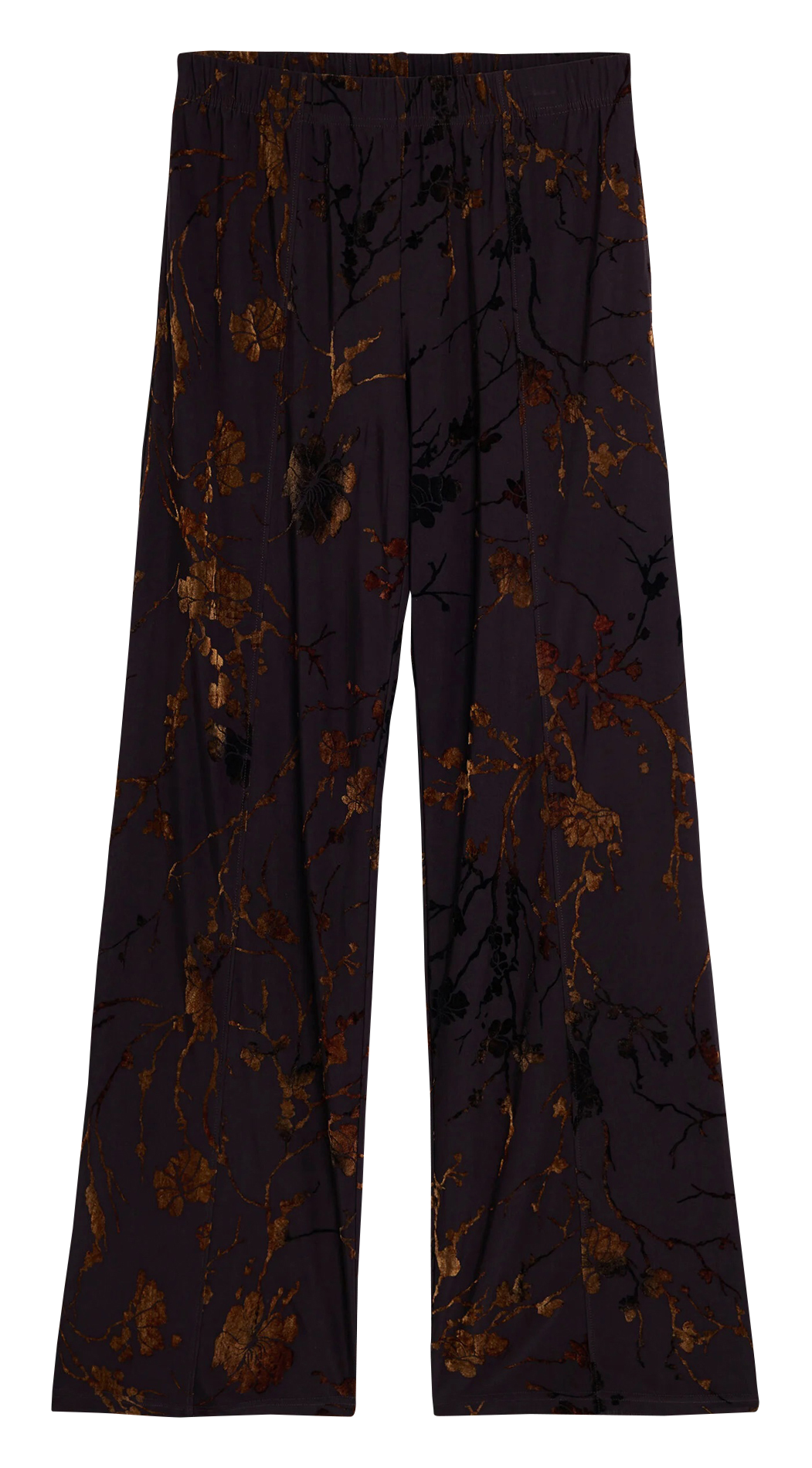 Pantalon large DESIGUAL Marron