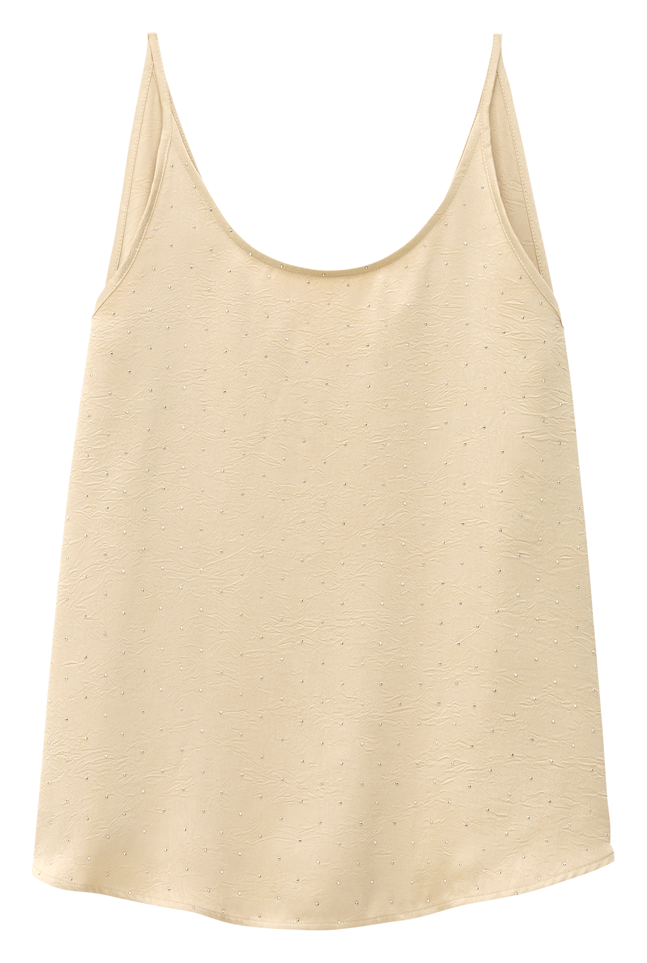 Recht topje met studs BA&SH Goudkleurig