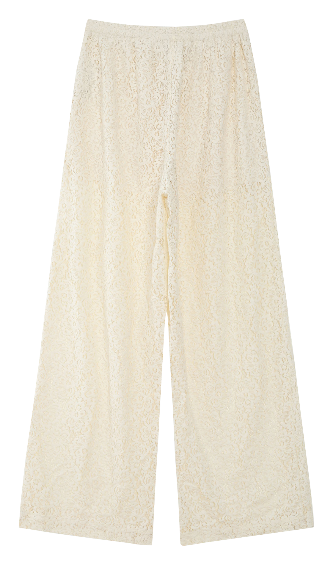 Wide-leg lace pants GRACE ET MILA White