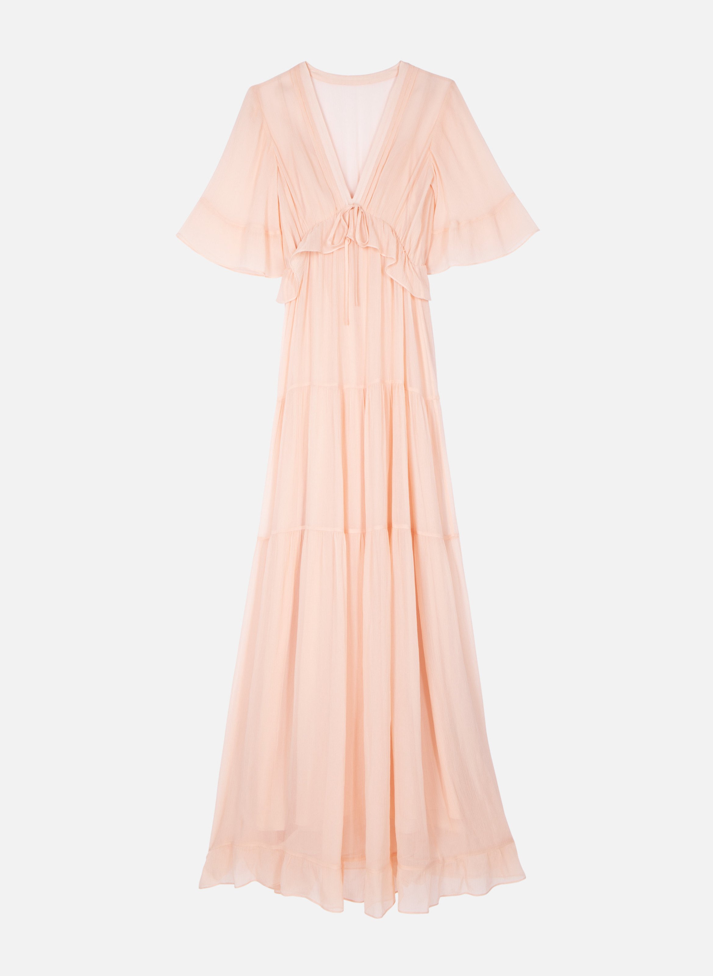 Robe longue volantée THE KOOPLES Orange