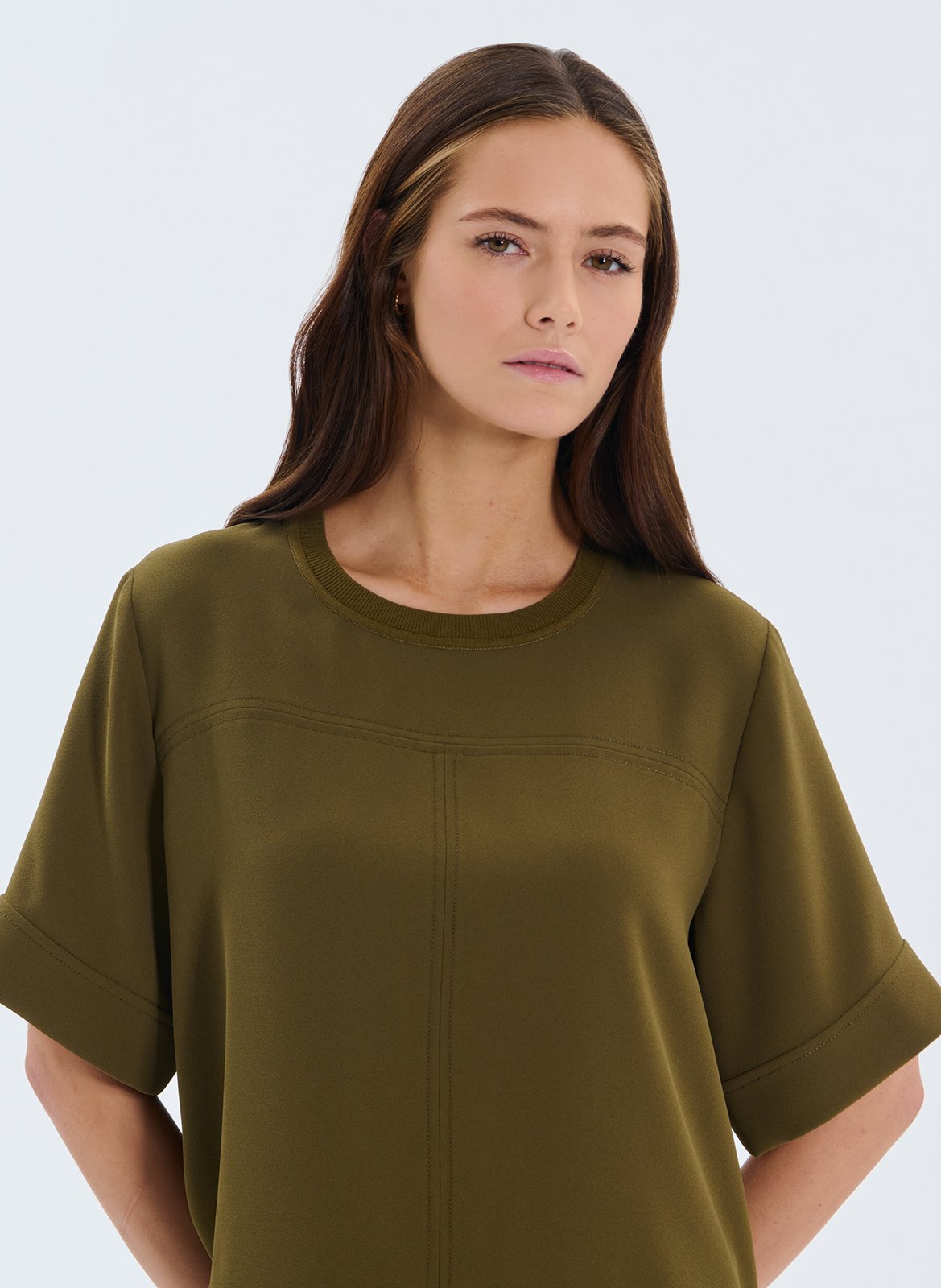 Top met ronde hals ZAPA Groen