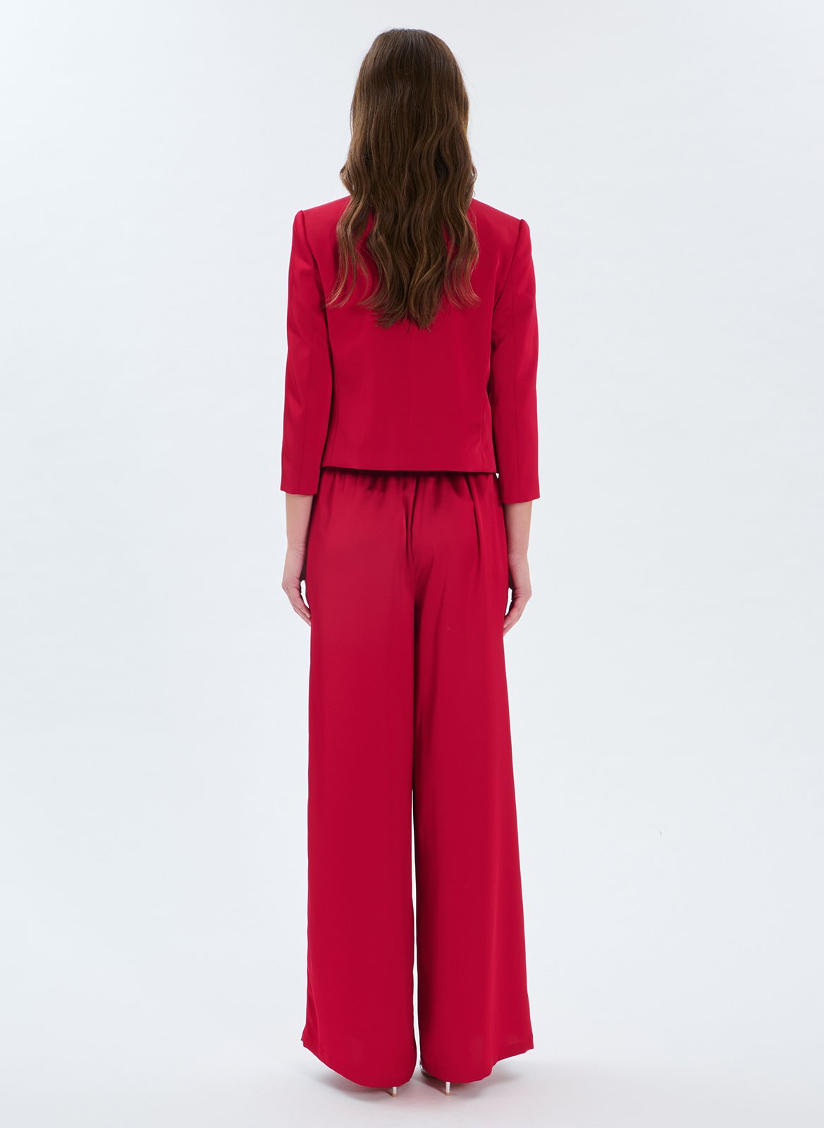 Kort aansluitend jasje ZAPA Rood