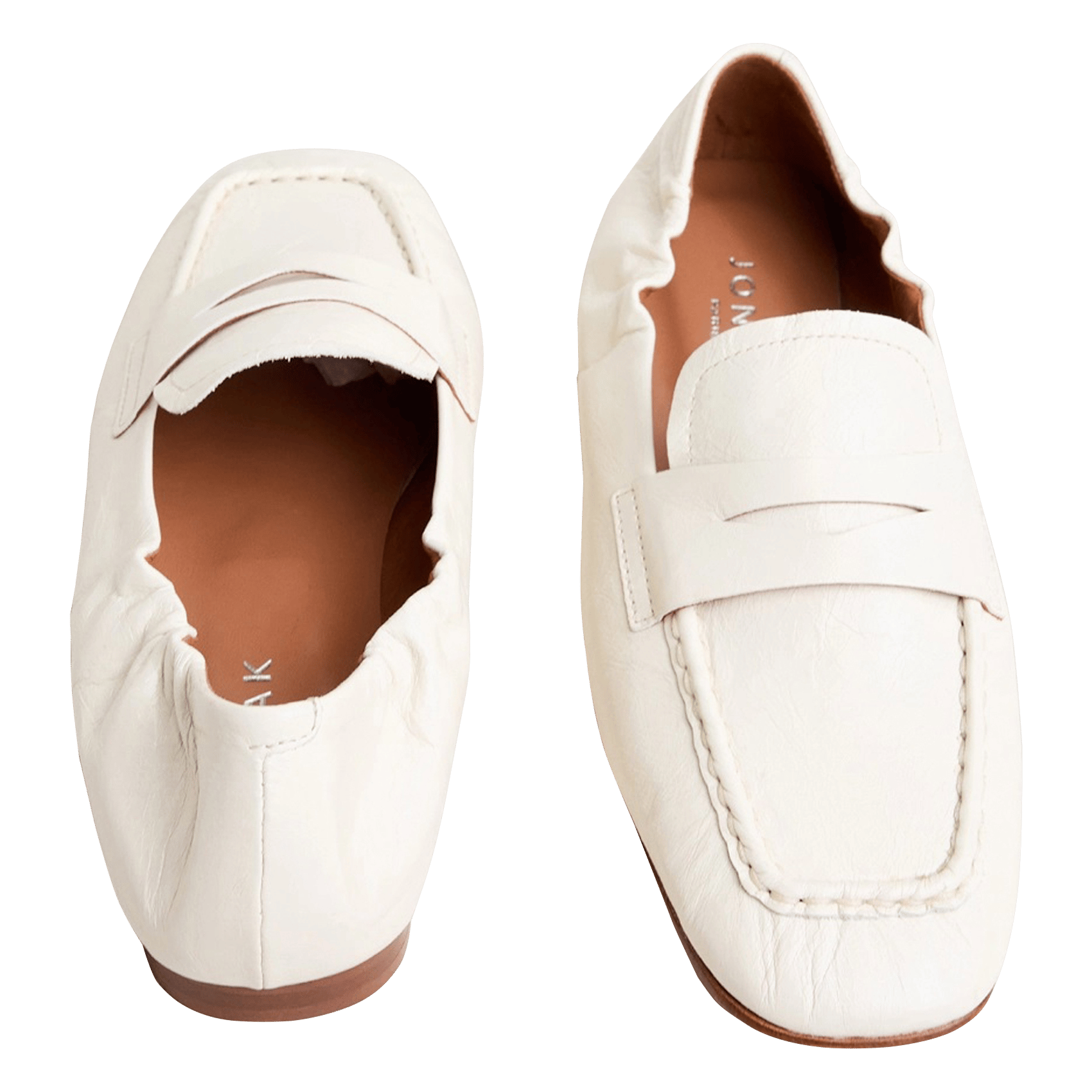 Mocassins en cuir JONAK Blanc