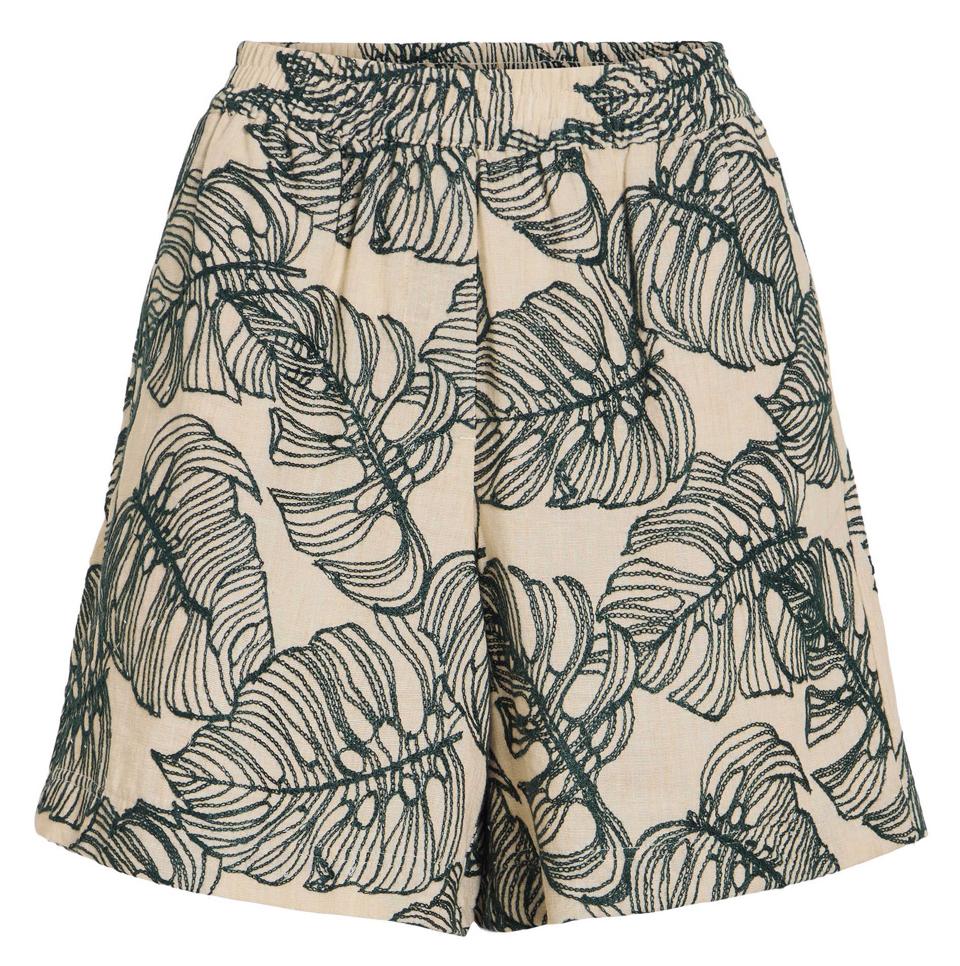 Short large élastiqué à motif VILA Gris