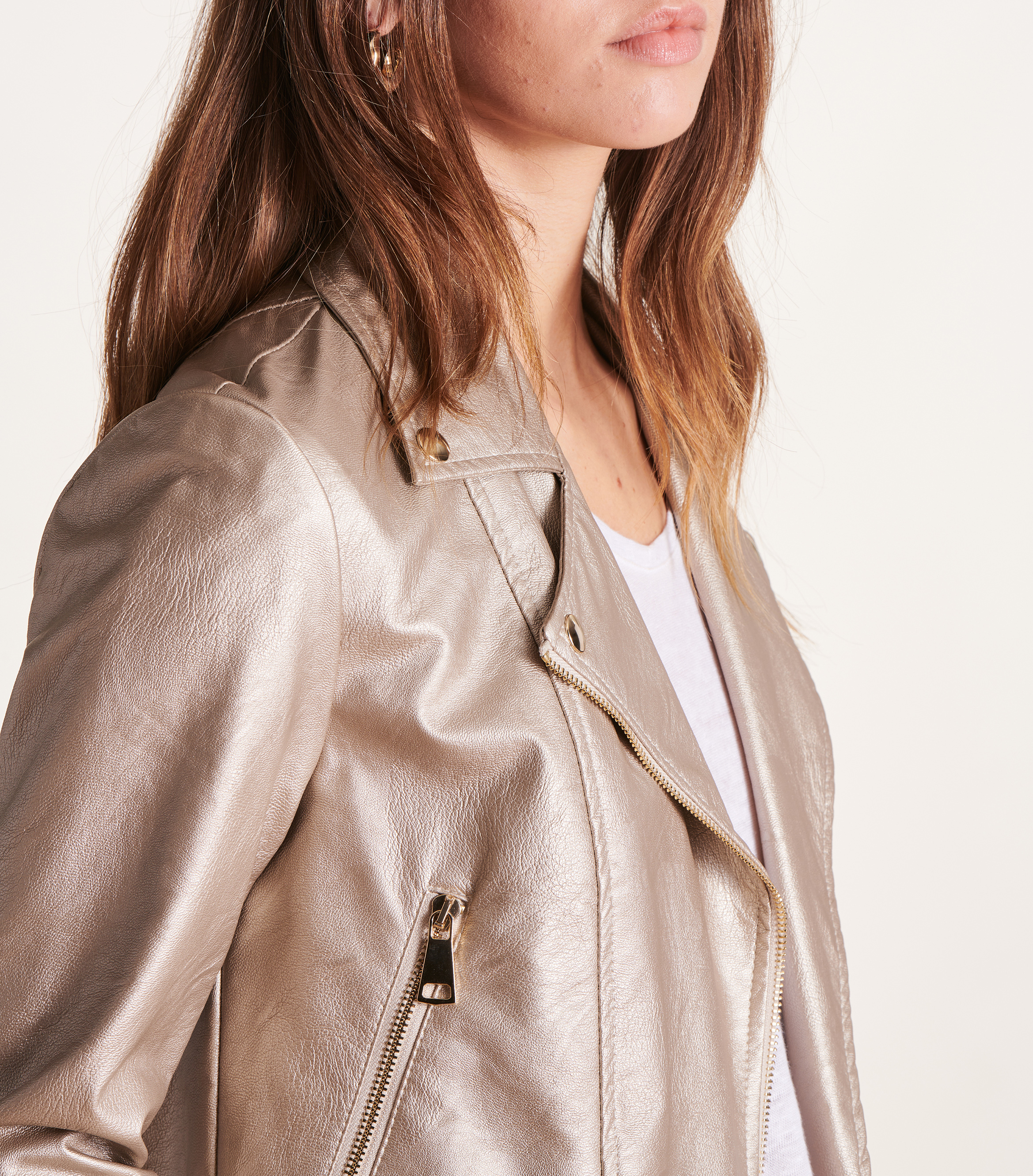 Gerade geschnittener Blouson mit Reverskragen LA FEE MARABOUTEE Gelb