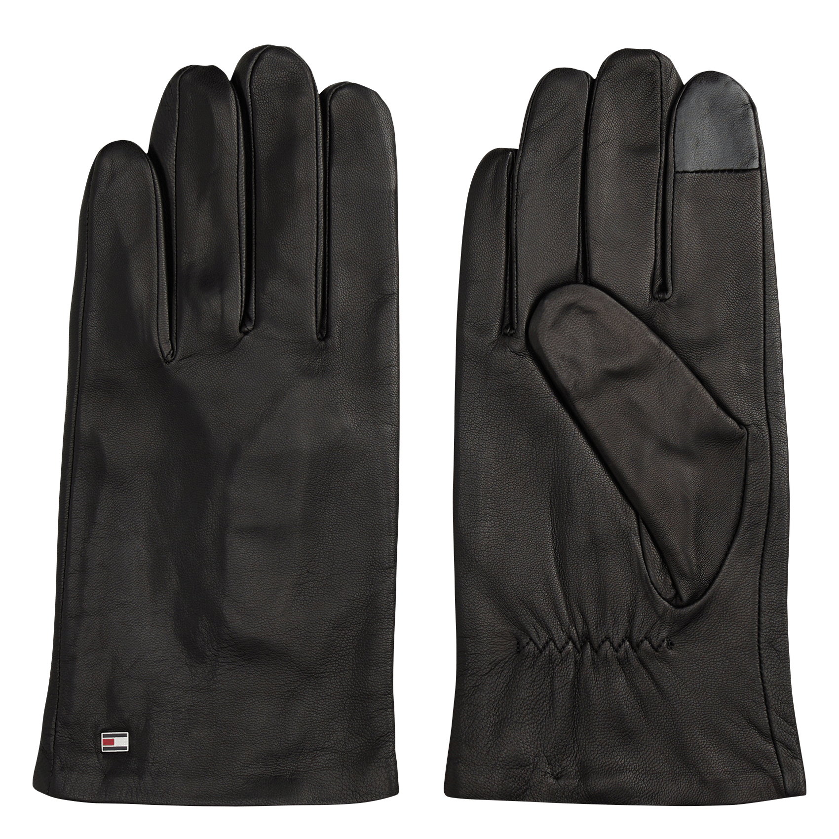 Gants en cuir TOMMY HILFIGER Noir