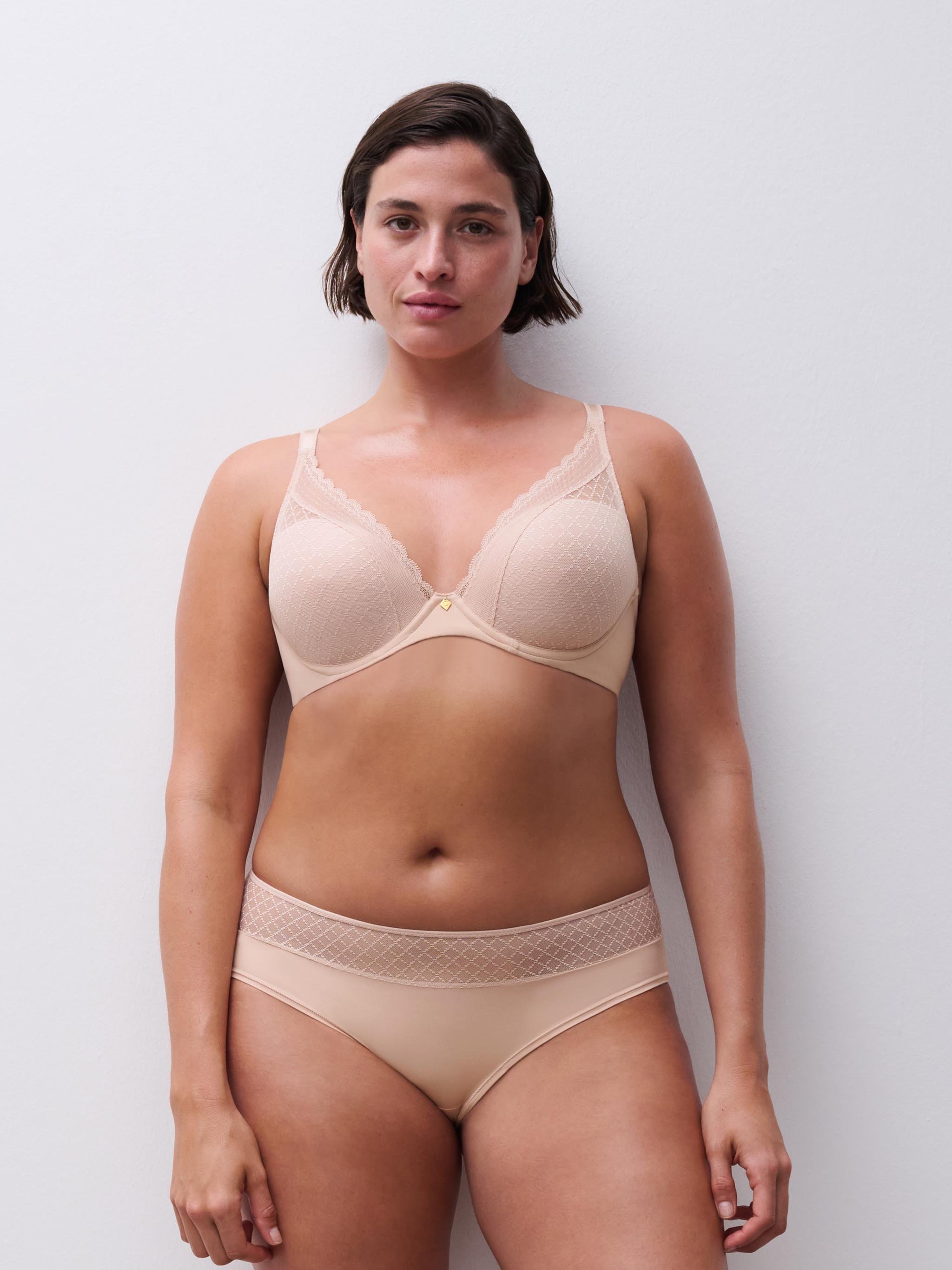 Plunge cup bra CHANTELLE Pink