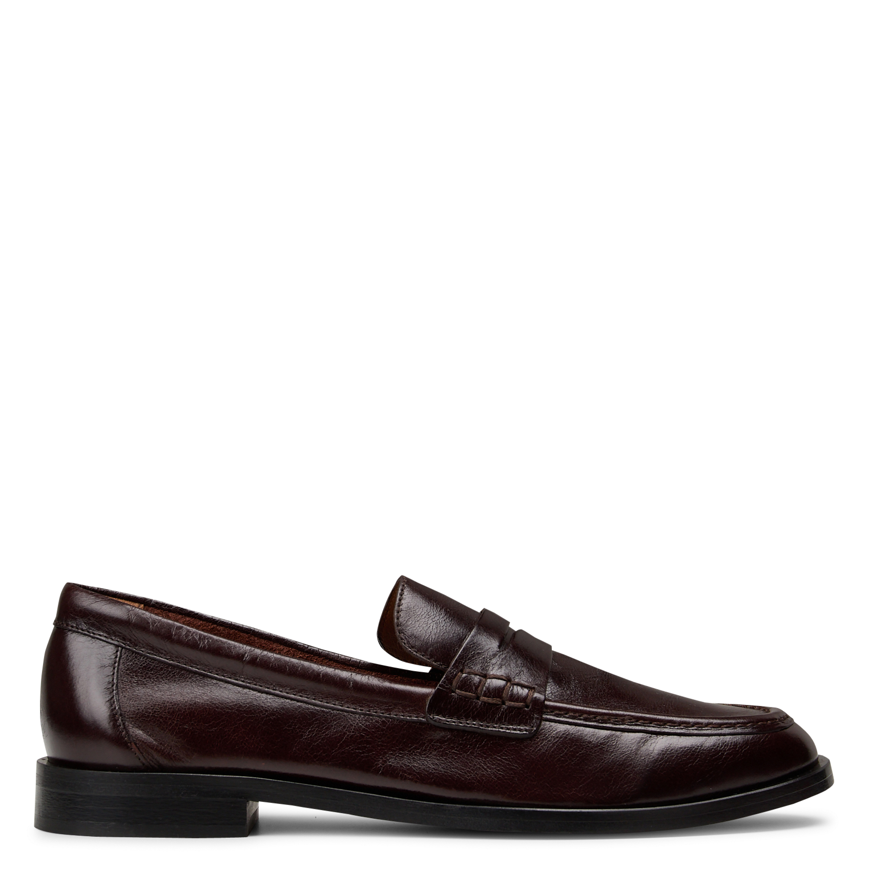 Leren loafers MAISON 123 Bruin
