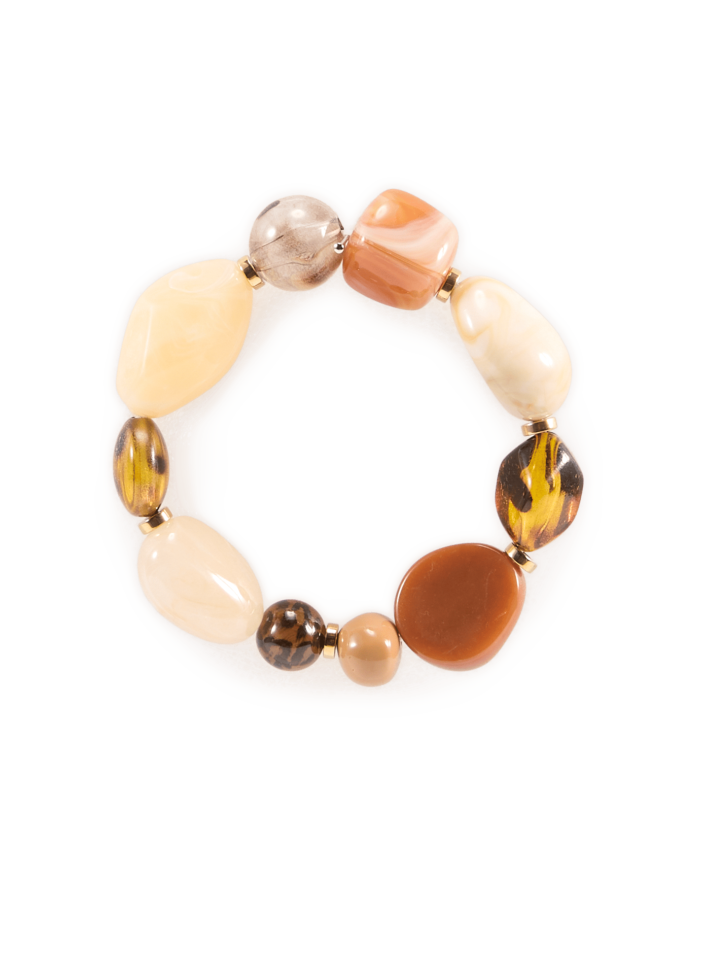 Abstract Stone Bracelet AU PRINTEMPS PARIS Multicolored