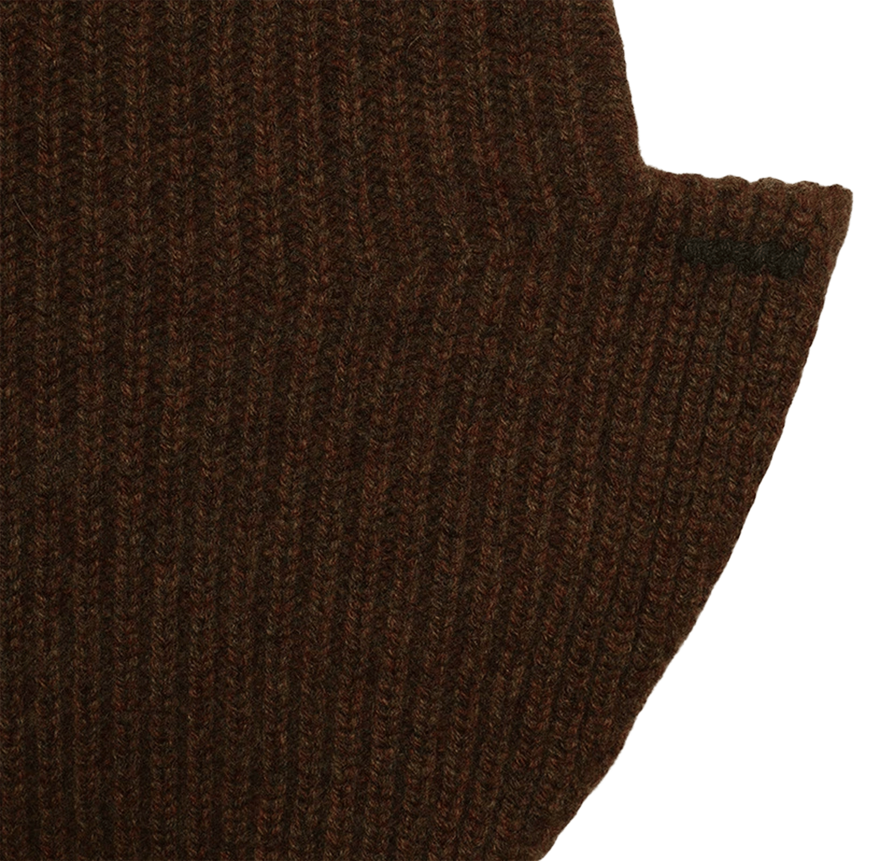 Detachable cashmere collar KOON Brown