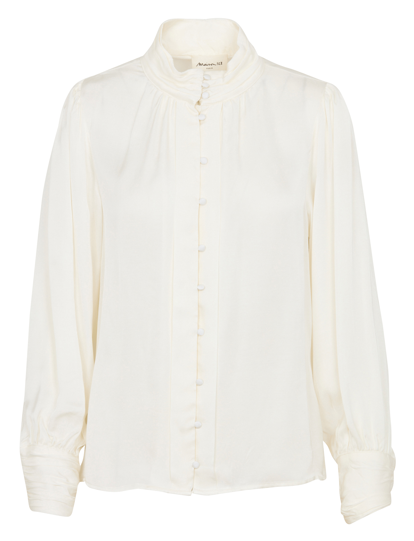 Gerade und fließende Bluse MAISON 123