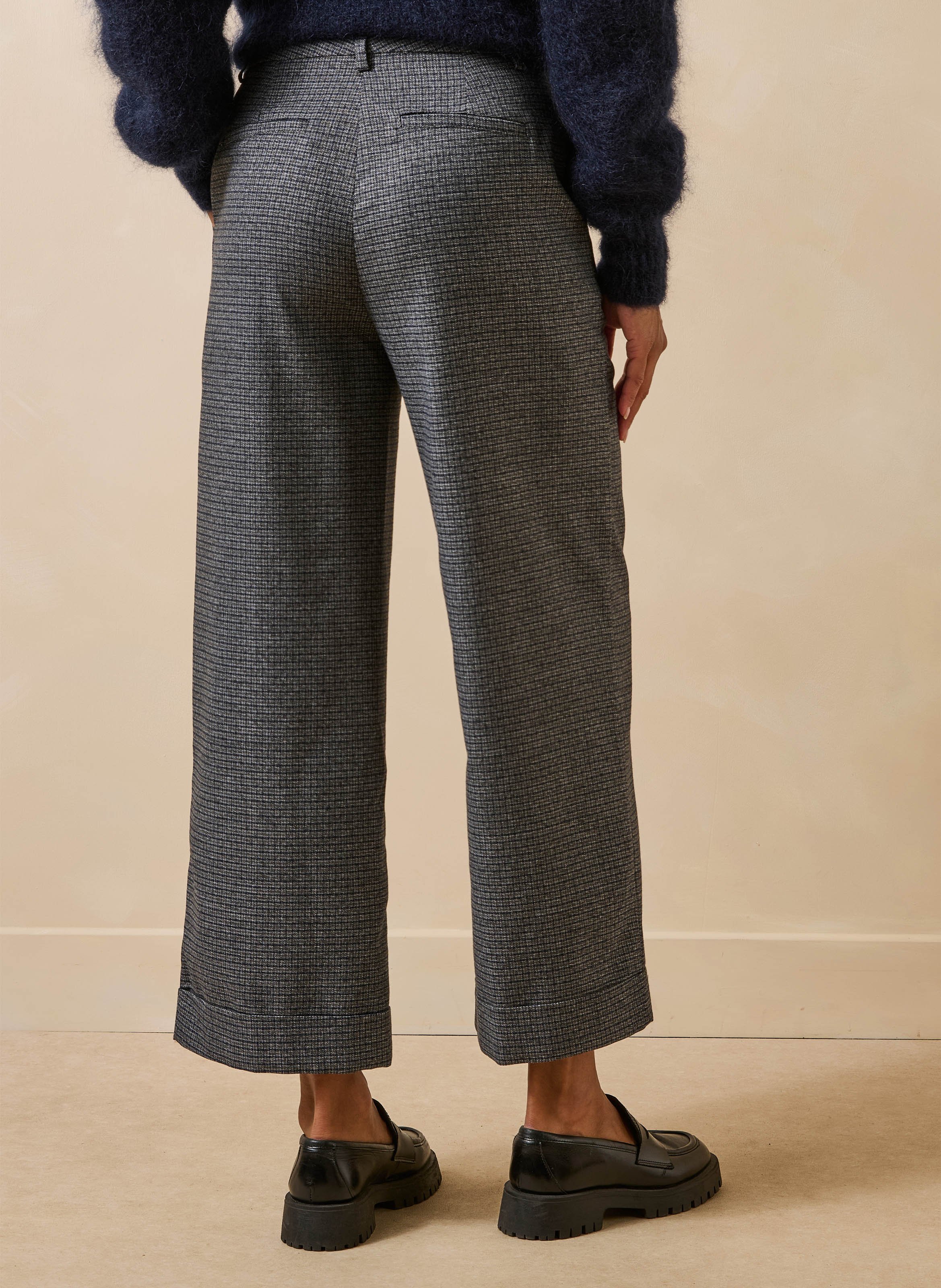 Pantalon droit LA FEE MARABOUTEE Gris