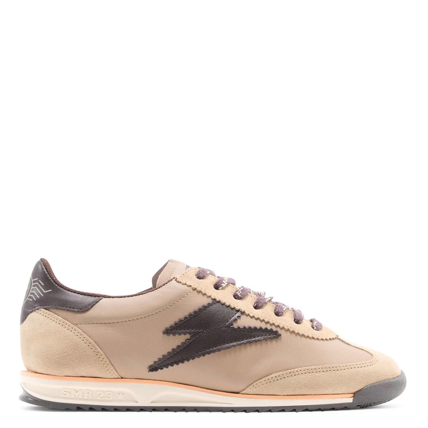 Lage, leren sneakers SEMERDJIAN - SMR Beige