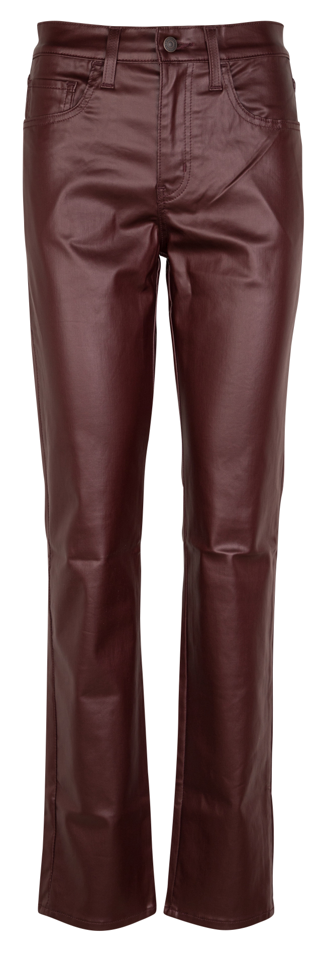 Pantalon slim taille haute  LEVI'S Marron