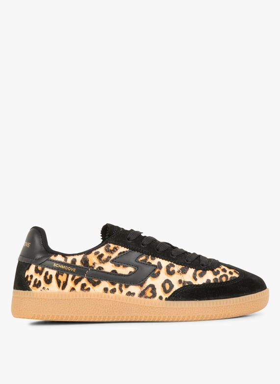 Baskets Basses Leopard Sheffield Natural black Schmoove Femme RONAPS04 A3 NATURAL BLACK Place des Tendances