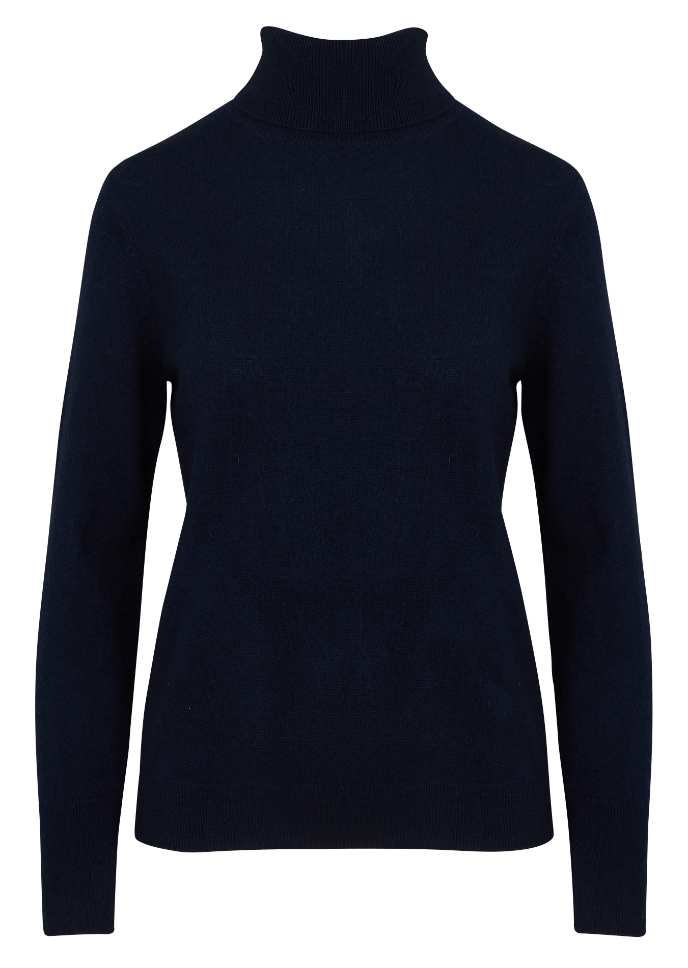 Cashmere straight-cut turtleneck sweater CAROLL Blue
