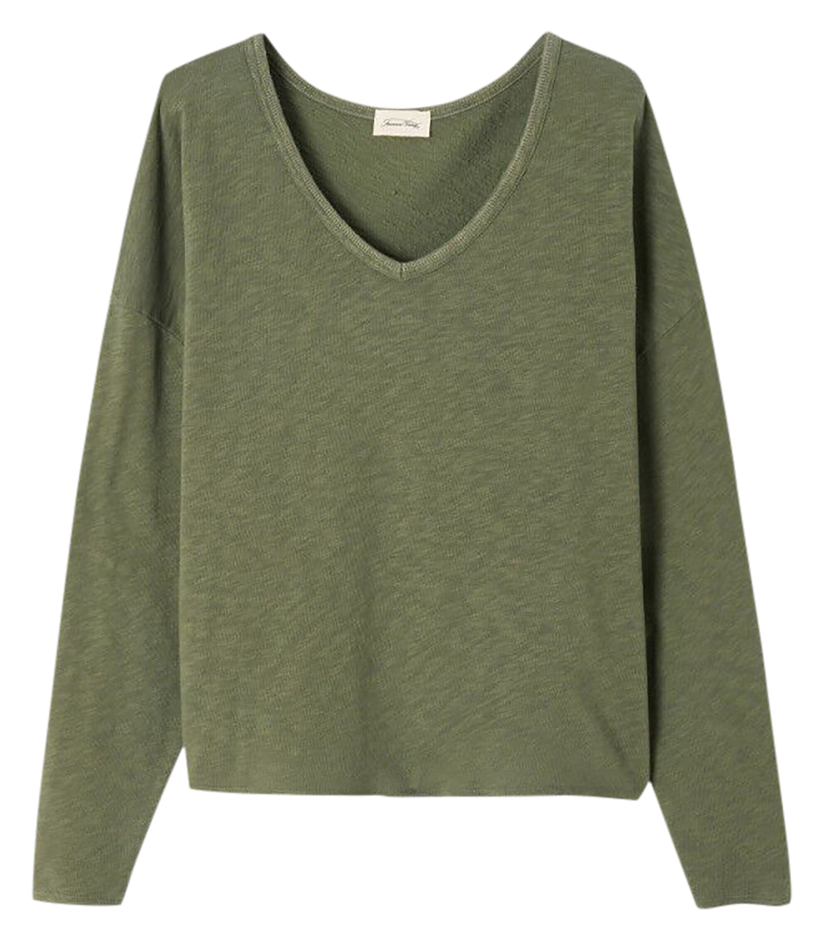 Jockoville long-sleeved cotton T-shirt AMERICAN VINTAGE Green