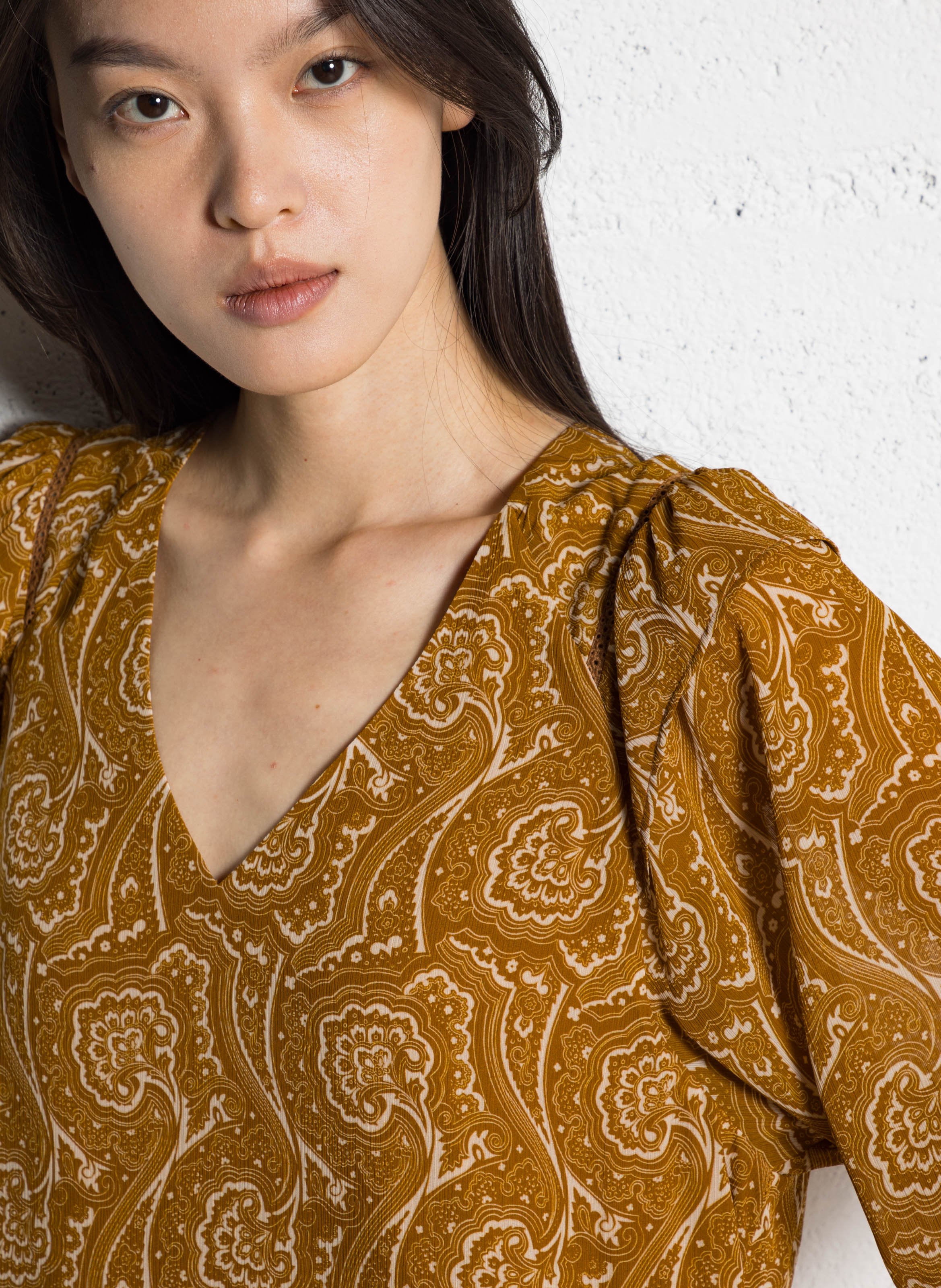 Wool dress ONE STEP Orange