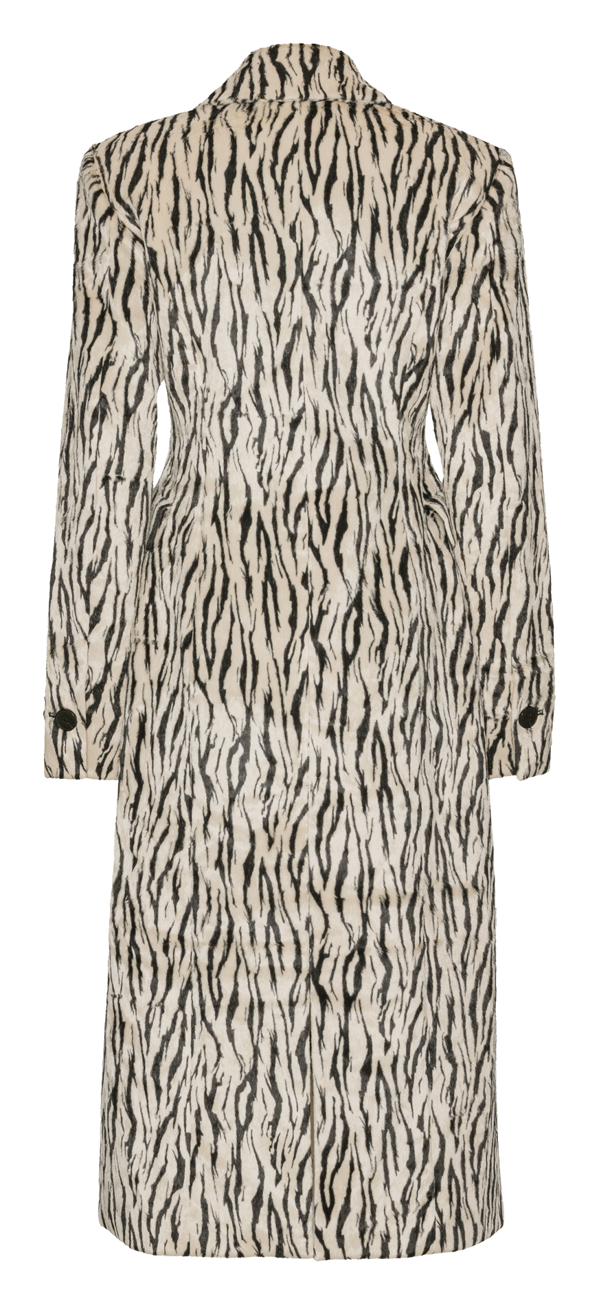 Manteau droit en coton mélangé imprimé ROTATE Multicolore