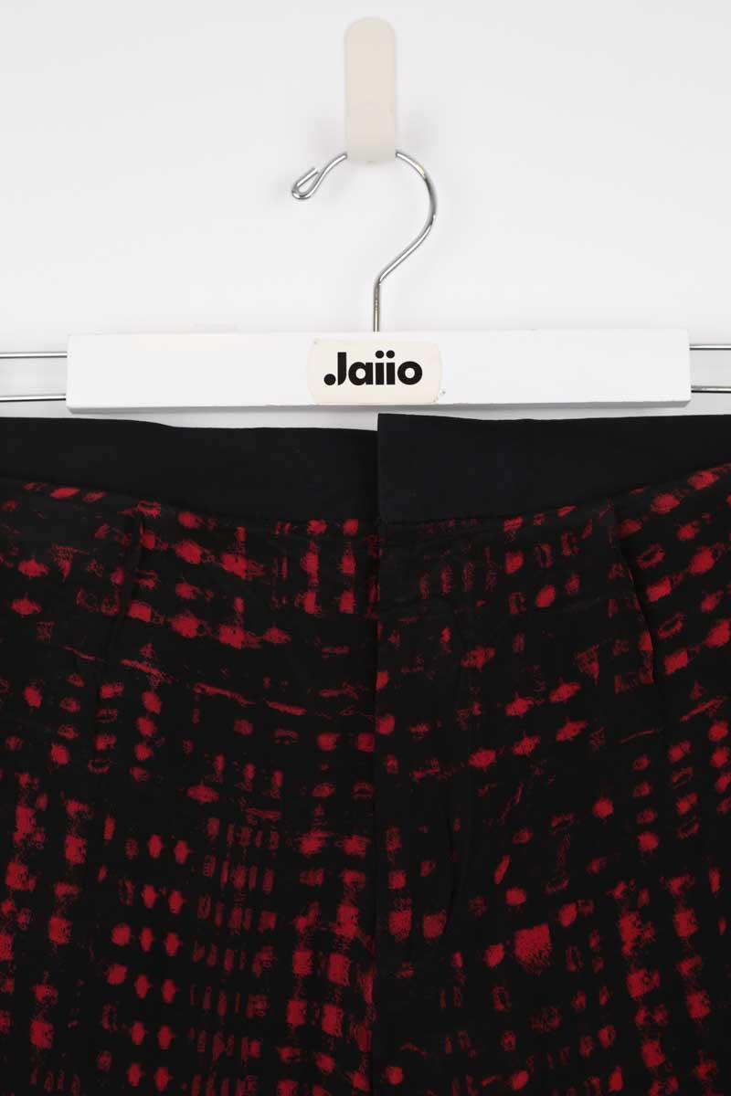 Slim cotton trousers ISABEL MARANT ÉTOILE - SECONDE MAIN Red