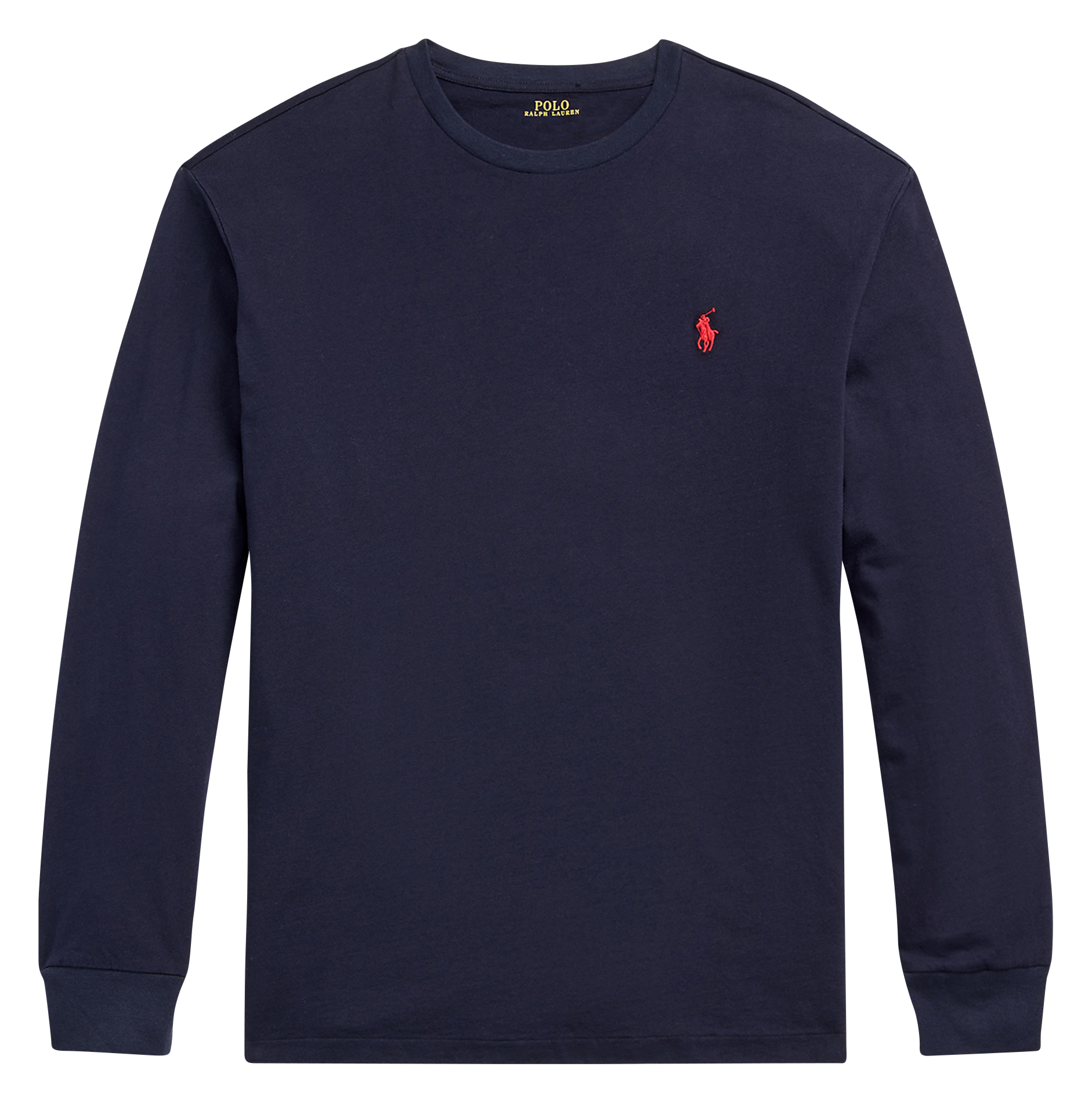 T-shirt col rond en coton POLO RALPH LAUREN Bleu