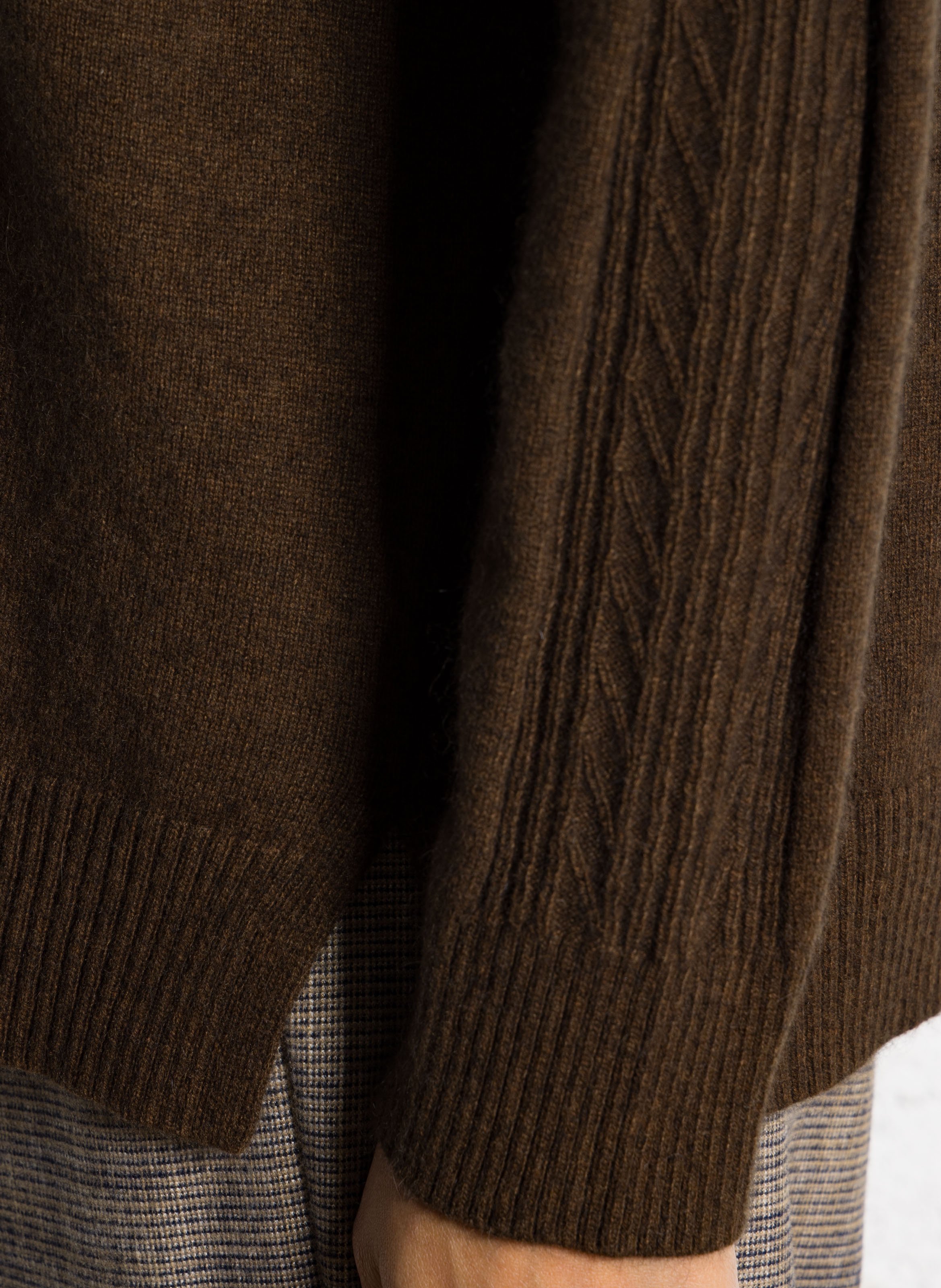 Lurex cardigan BELLA JONES Brown