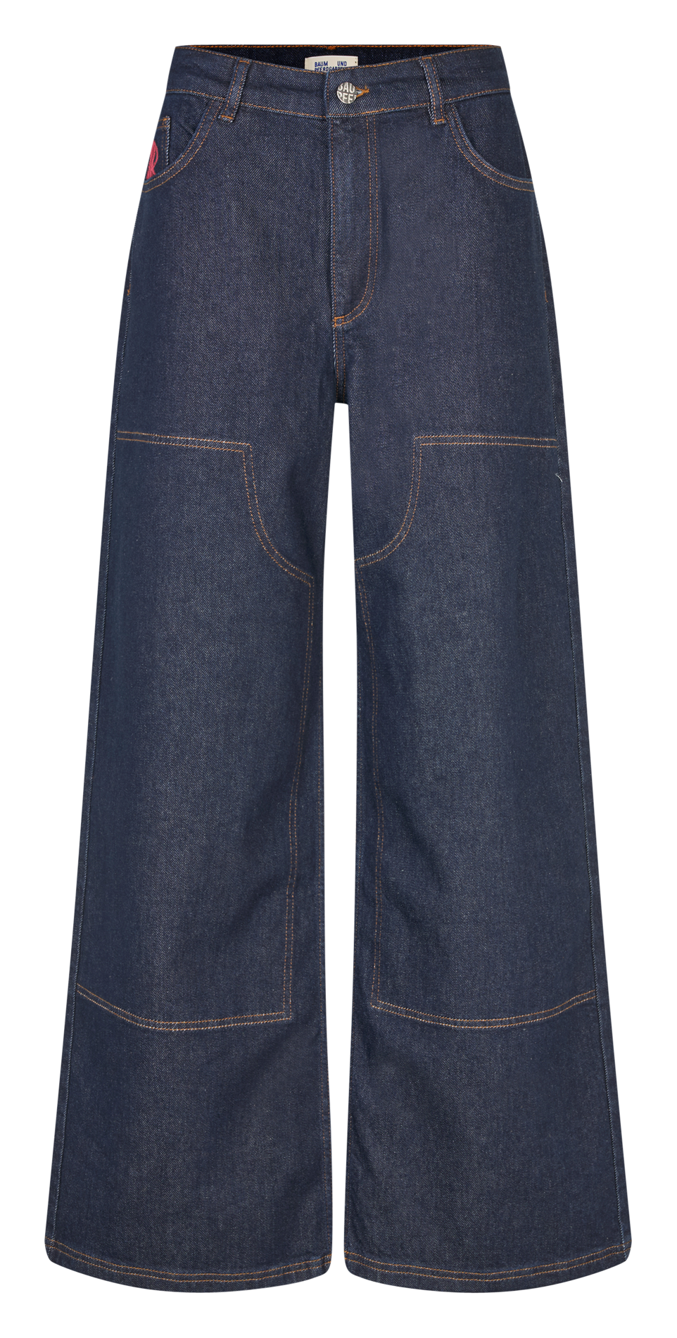 Jean large taille haute en coton bio mélangé BAUM UND PFERDGARTEN Bleu